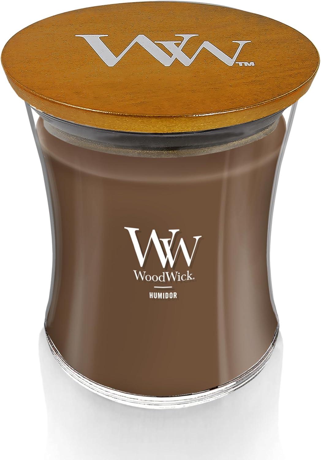 Vela de Reloj de Arena Mediana Humidor WoodWick
