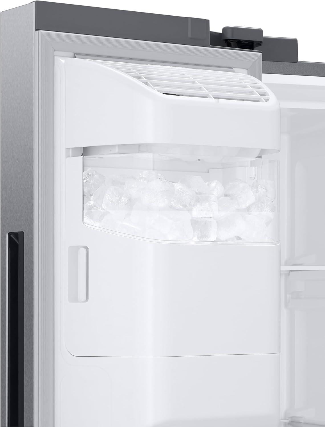 22 cu. ft. Counter Depth Side-by-Side Refrigerator with Touch Screen Family Hub