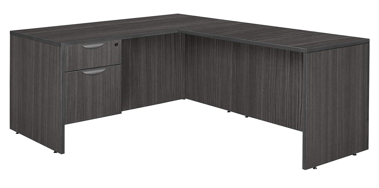 Regency Legacy L Desk with Single Pedestal Drawer Unit