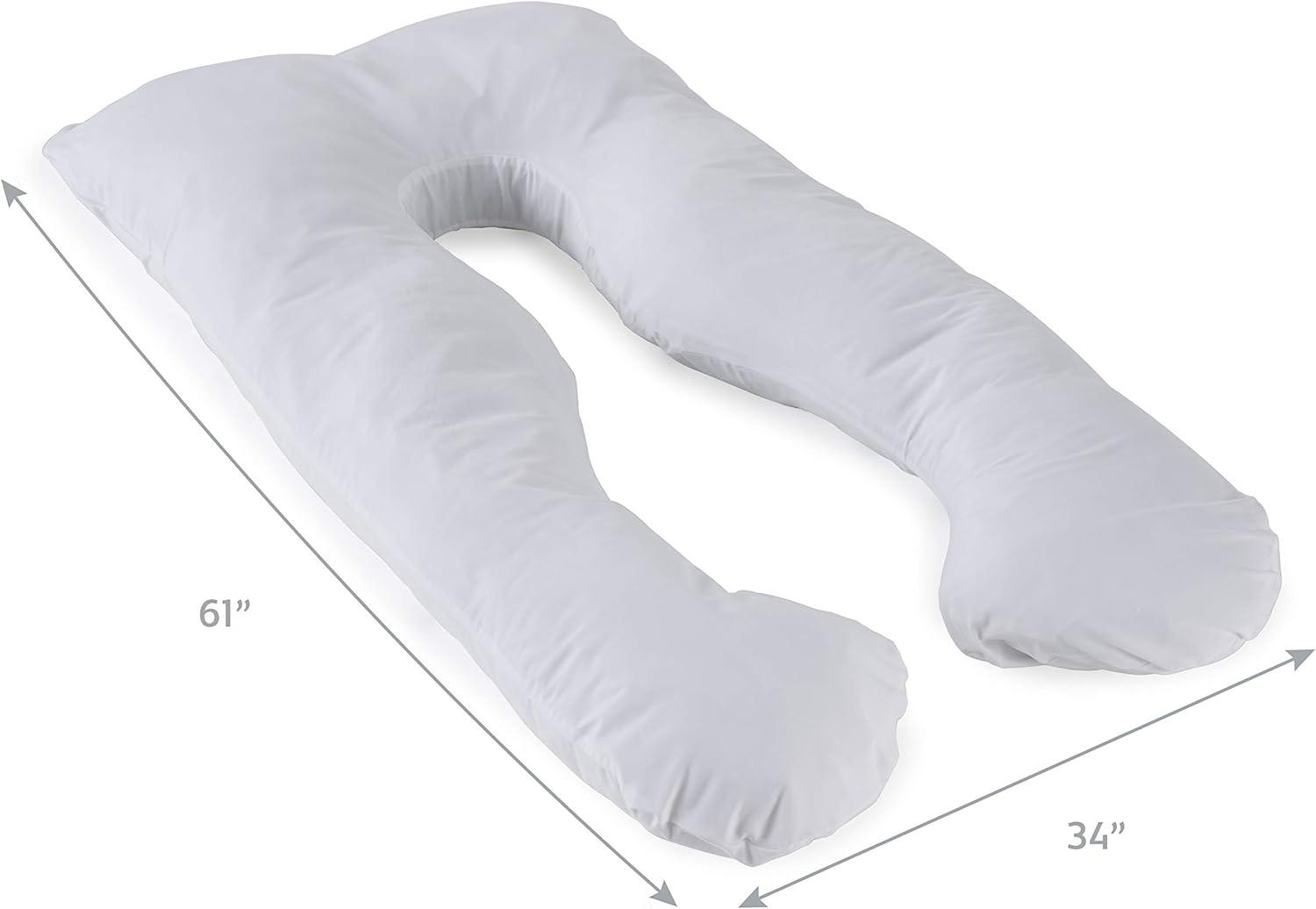 Contours Soulmate Cooling Maternity Pillow, White