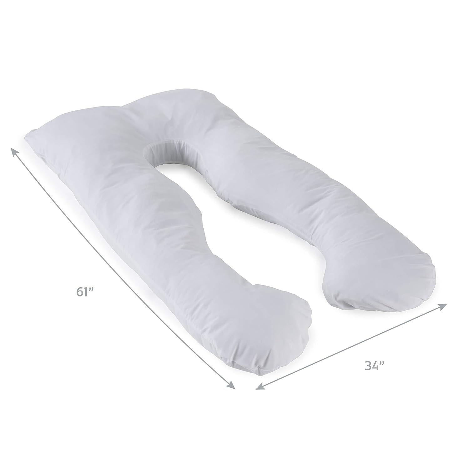 Contours Soulmate Cooling Maternity Pillow, White