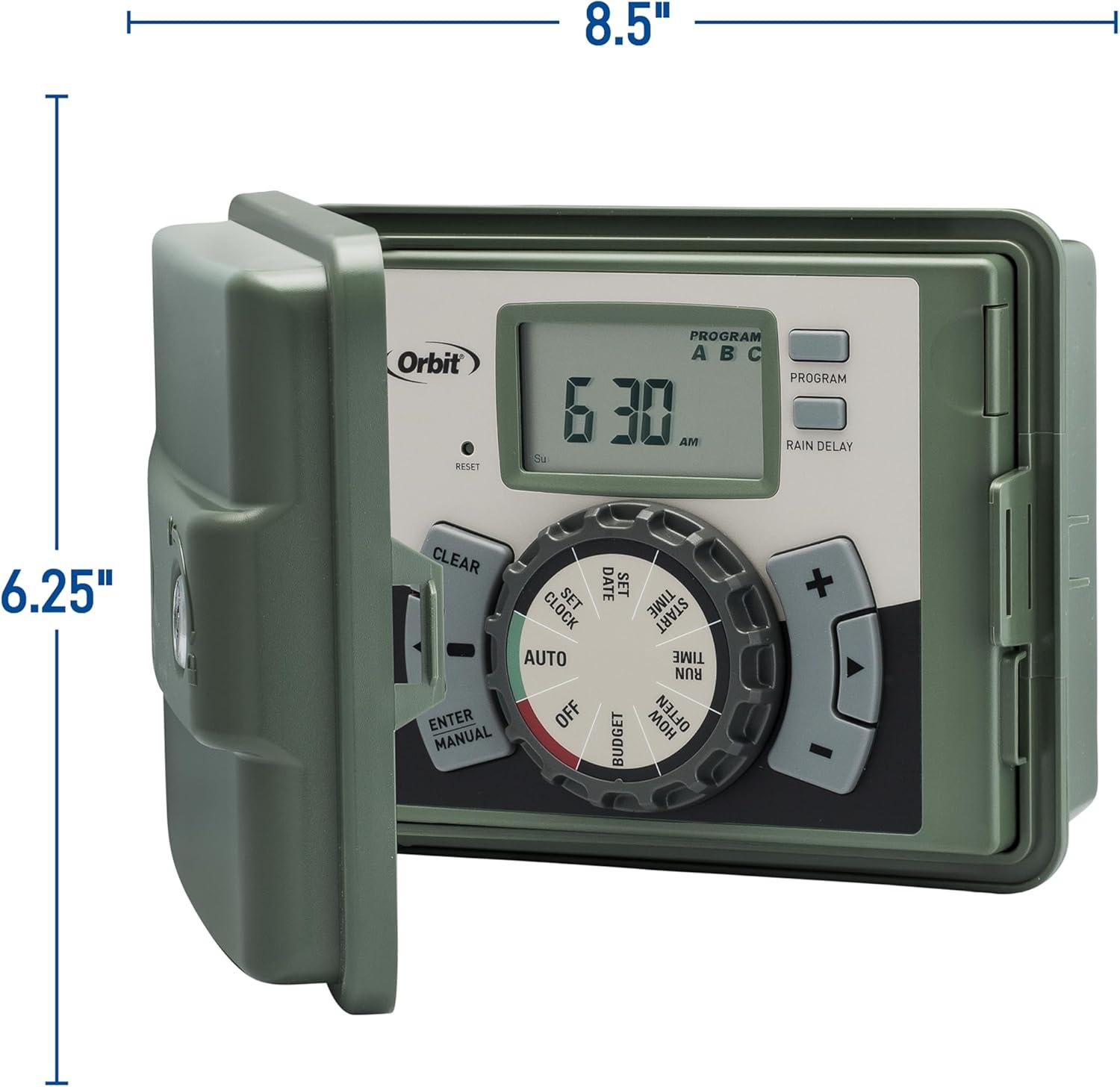 Orbit 4-Station Indoor/Outdoor Controller Grn (WT15)