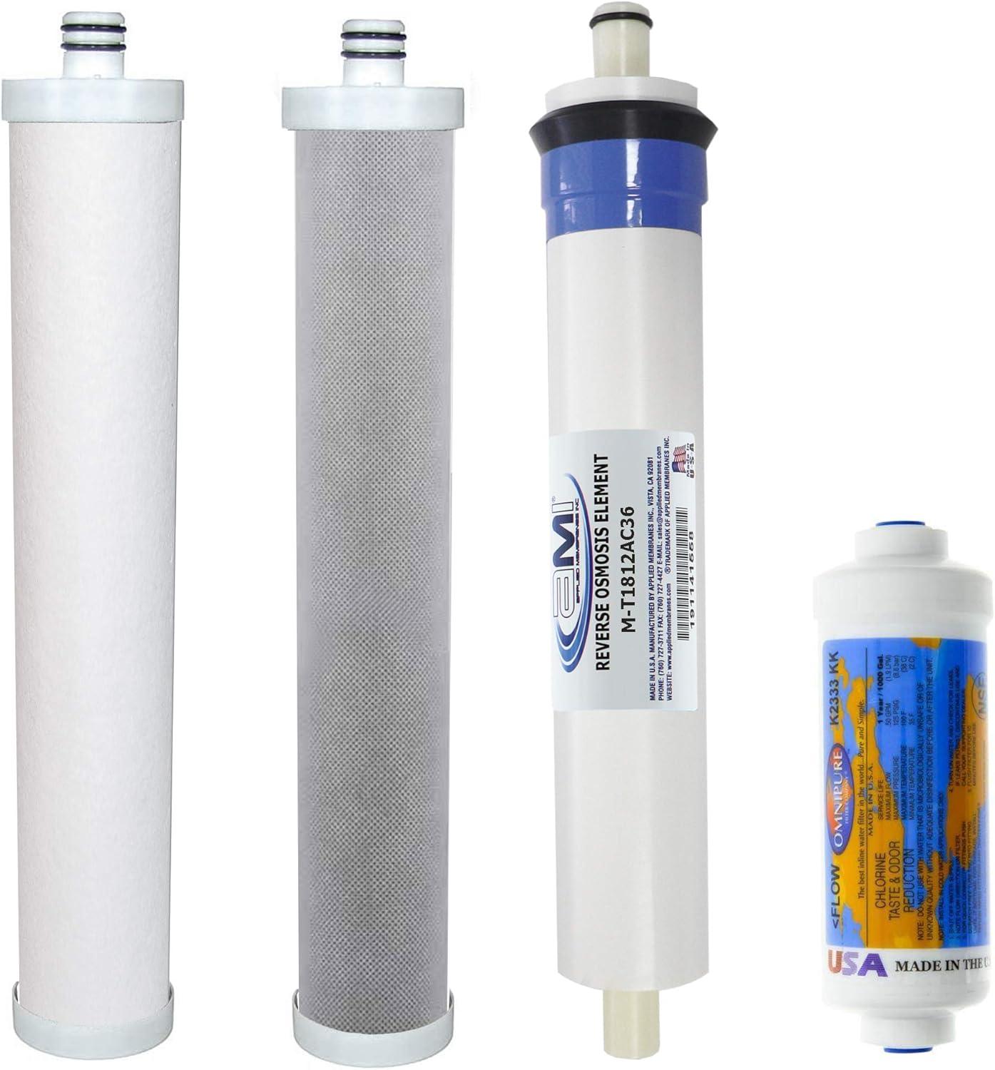 Culligan AC-30 Reverse Osmosis Replacement Cartridge and Membrane Set