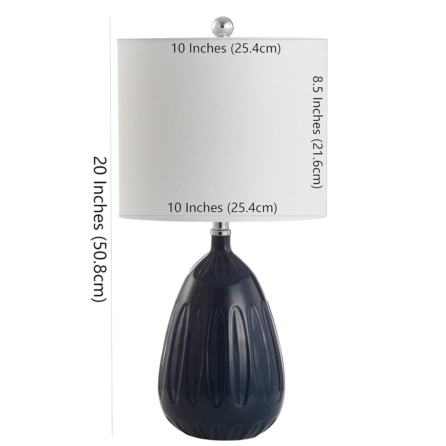 Linnett Table Lamp - 20 Inch Height - TBL4165 - Navy - Safavieh