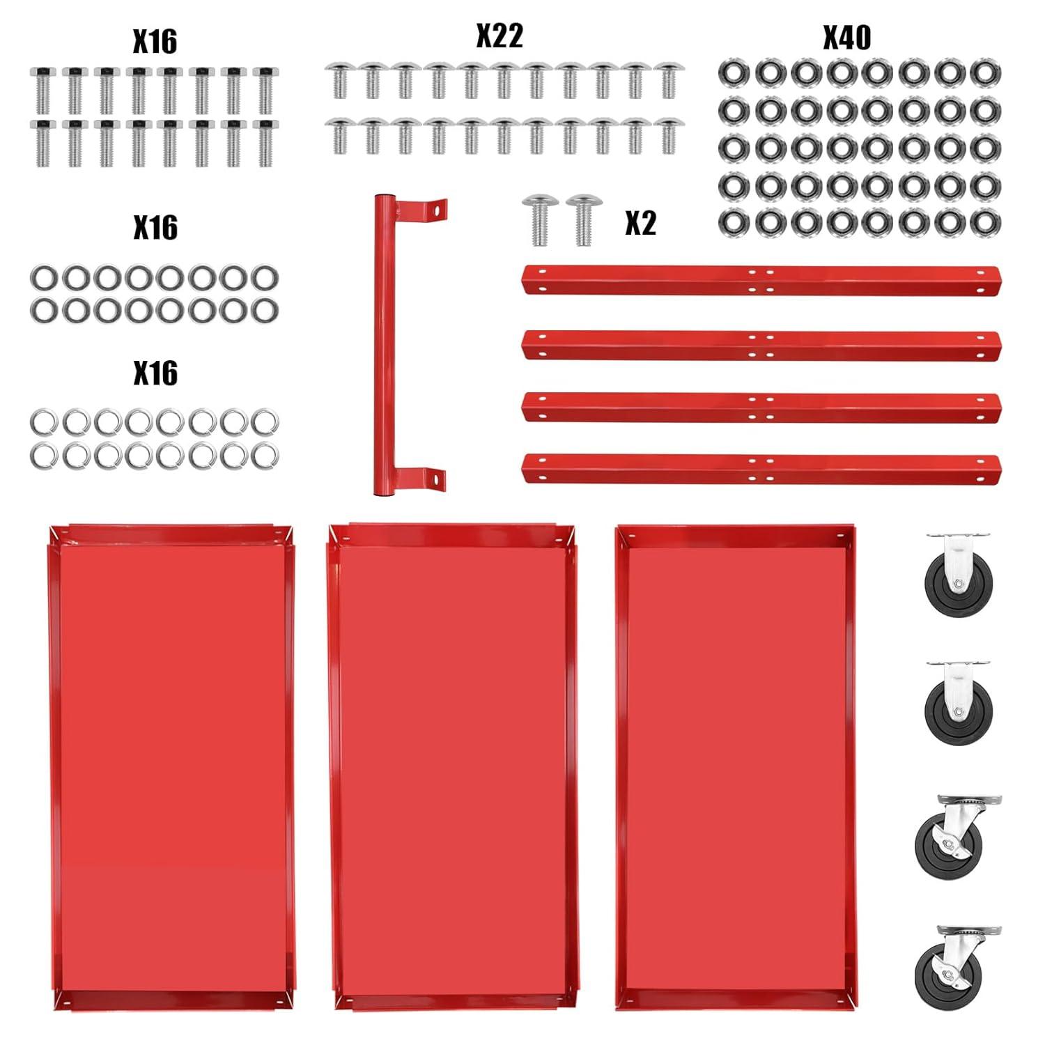 FAST APPLIANCES LLC 31.7'' H x 28.1'' W Utility Cart with Wheels