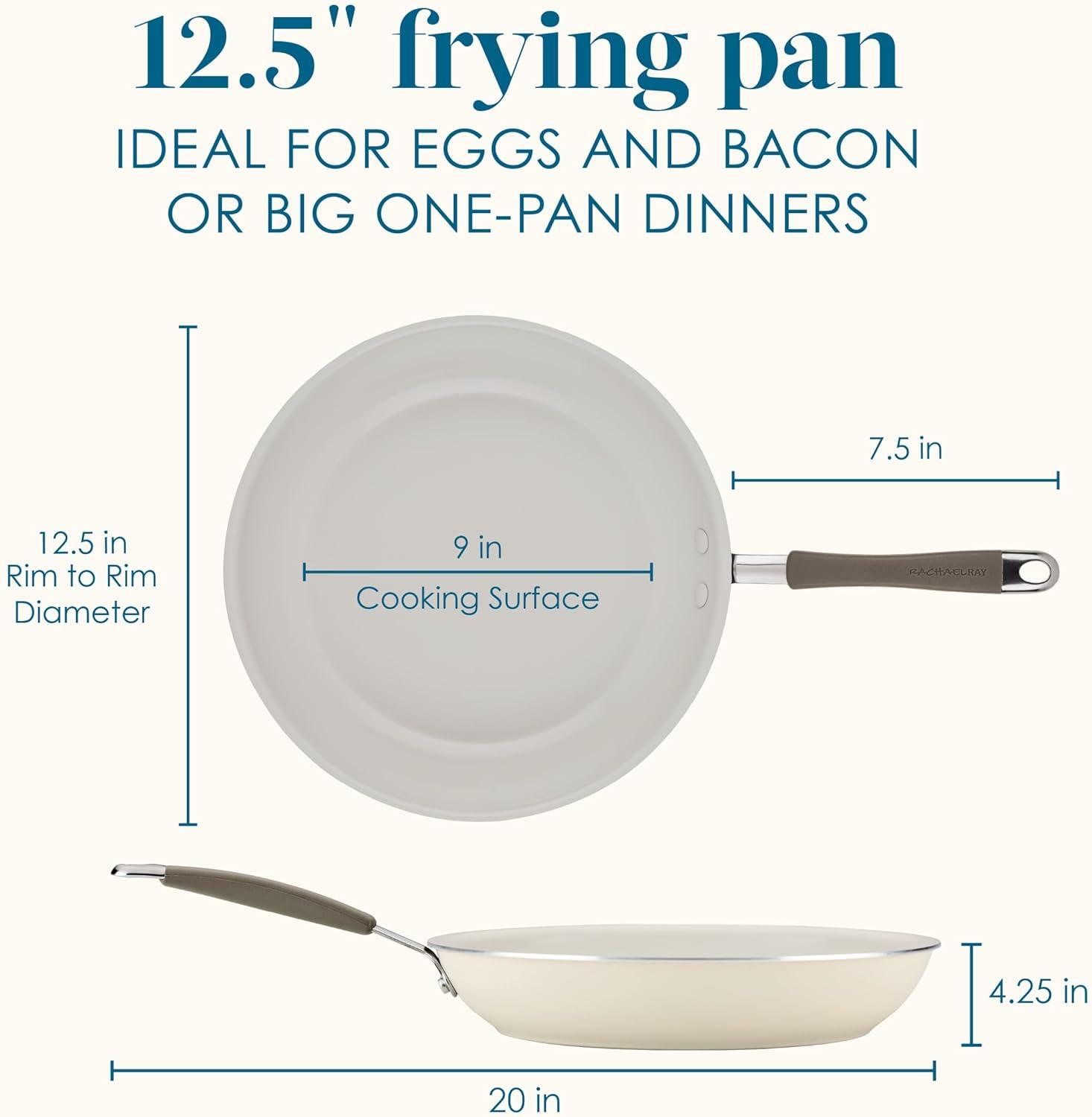 Rachael Ray Rachael Ray Cucina Ceramic Nonstick, Frying Pan / Skillet