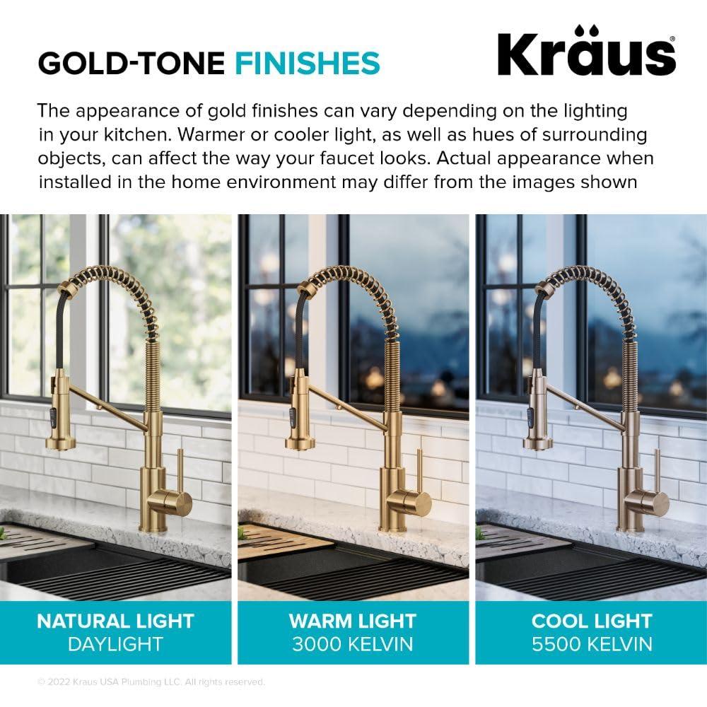 KRAUS Bolden 2-in-1 Commercial Style Pull-Down Single Handle Water Filter Kitchen Faucet for Reverse Osmosis or Water Filtration System