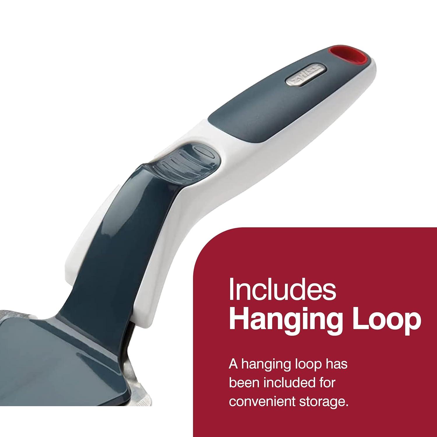 Zyliss Easy Slice Cake Server - Dishwasher-Safe, Stainless Steel Cake & Pie Cutter & Server for Kitchen Accessories - White