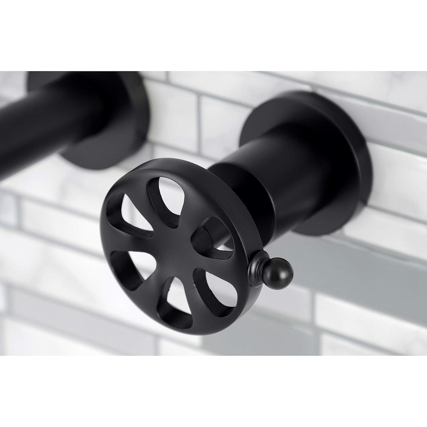 Kingston Brass Belknap Two-Handle 3-Hole Wall Mount Bathroom Faucet