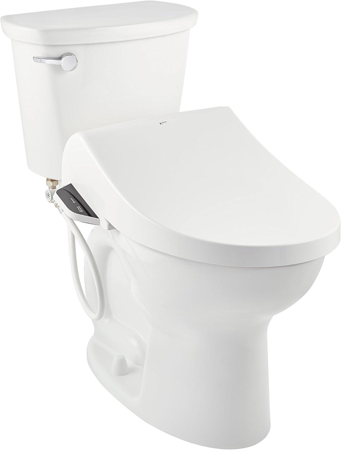 Canvas White Heated Shower Toilet Bidet Seat with Remote