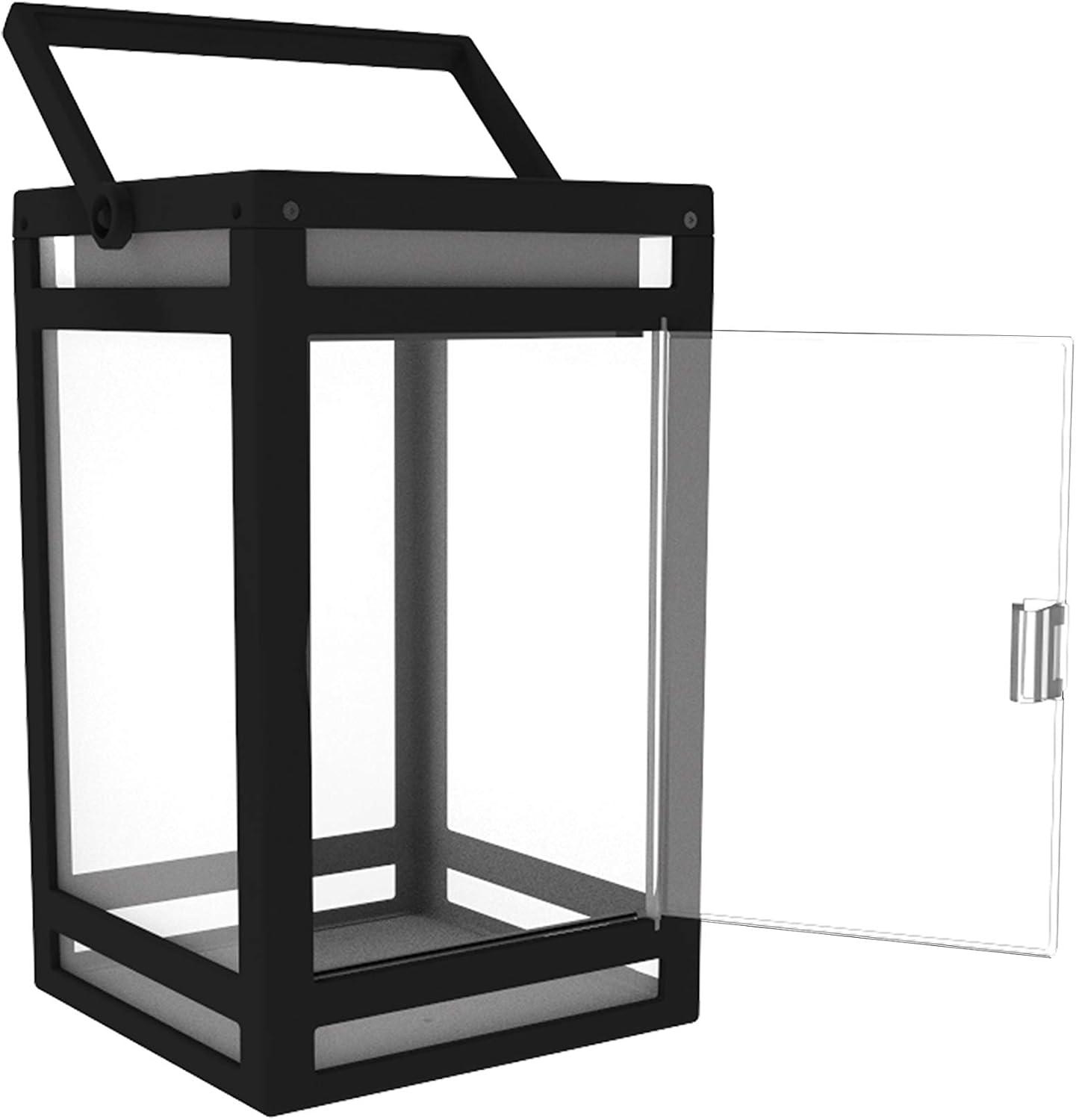 7.87'' Solar Powered Integrated LED Color Changing Outdoor Lantern