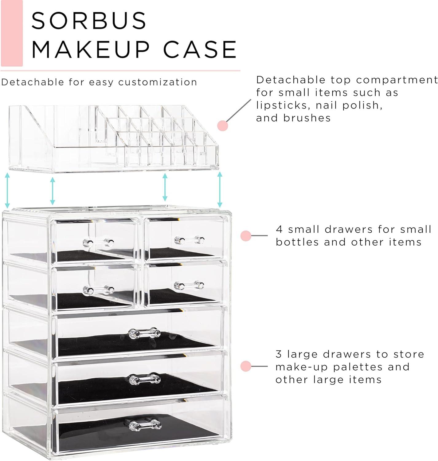 Sorbus Makeup Cosmetic Organizer