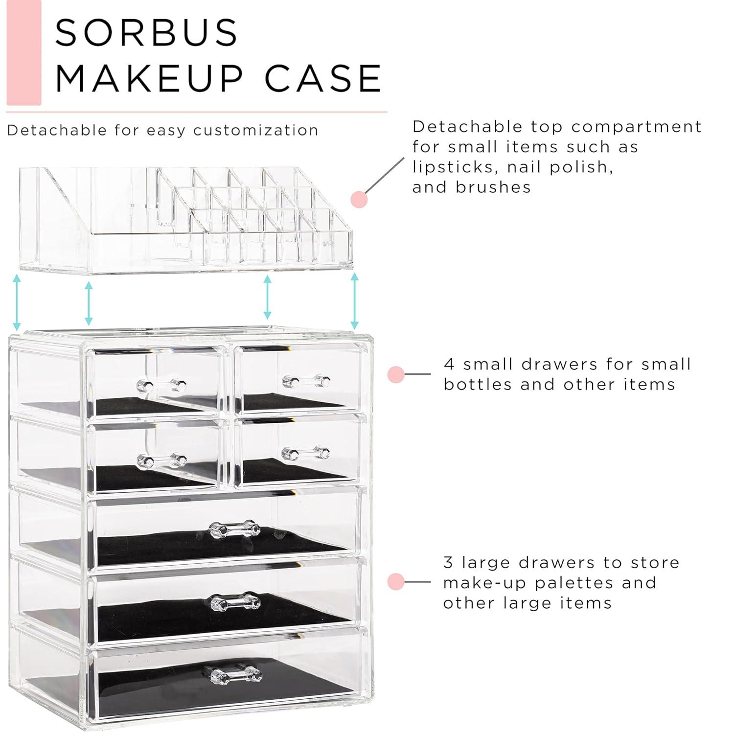 Sorbus Makeup Cosmetic Organizer