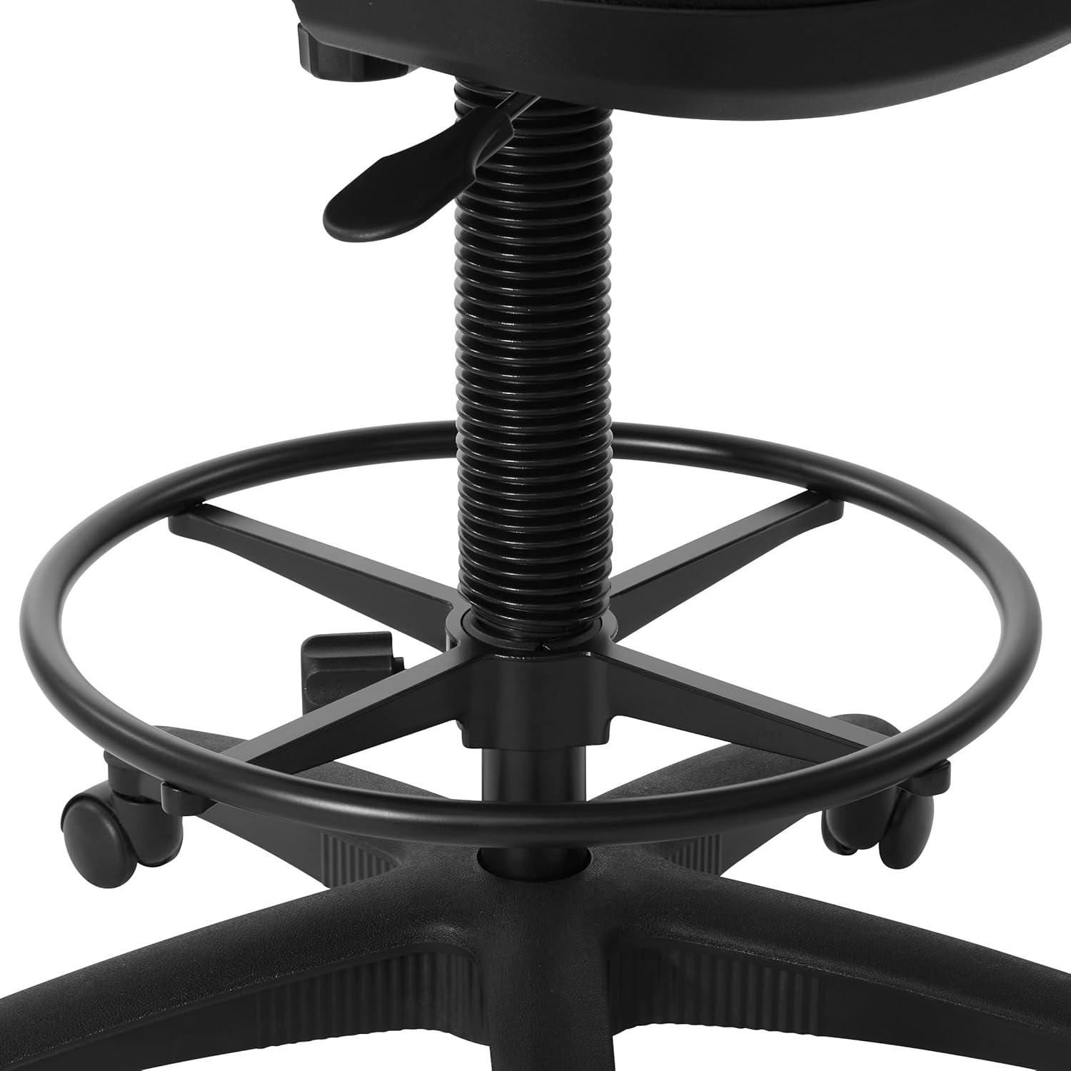 Office Star Products Deluxe Mesh Back Drafting Chair with 18-in Diameter Foot Ring