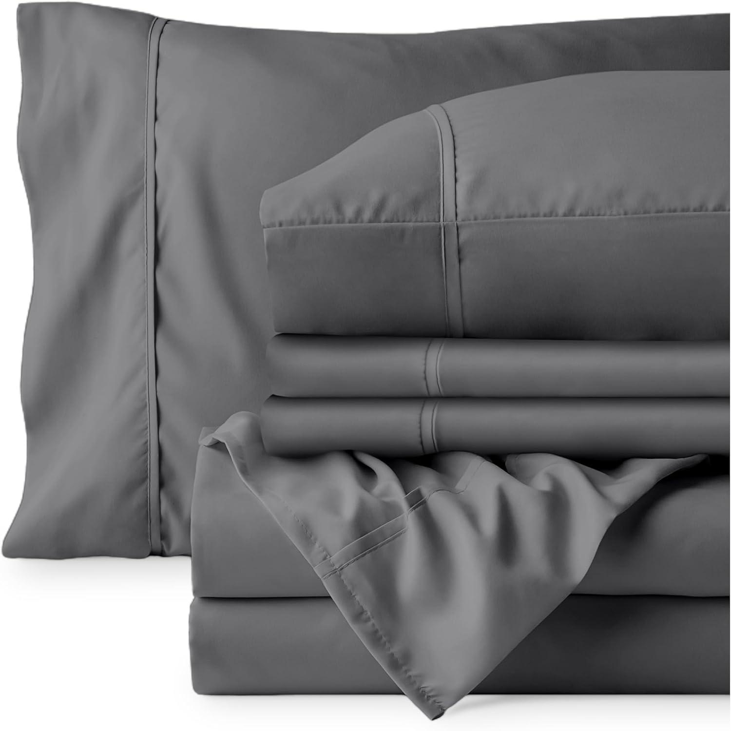 6pc Microfiber Sheet Set with Extra Pillowcases by Bare Home