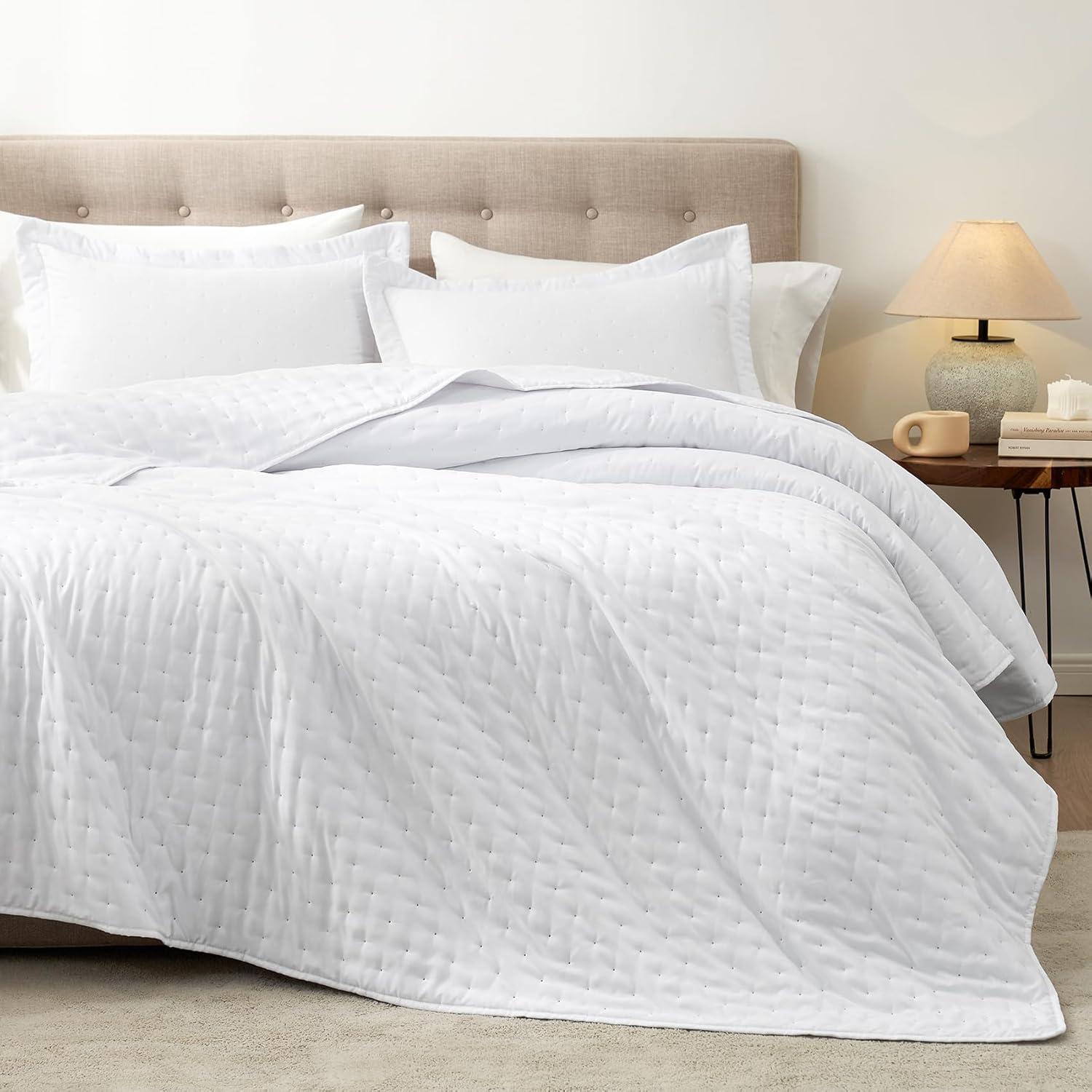 Becky Cameron Antora Microfiber Modern & Contemporary Coverlet / Bedspread Quilt Set