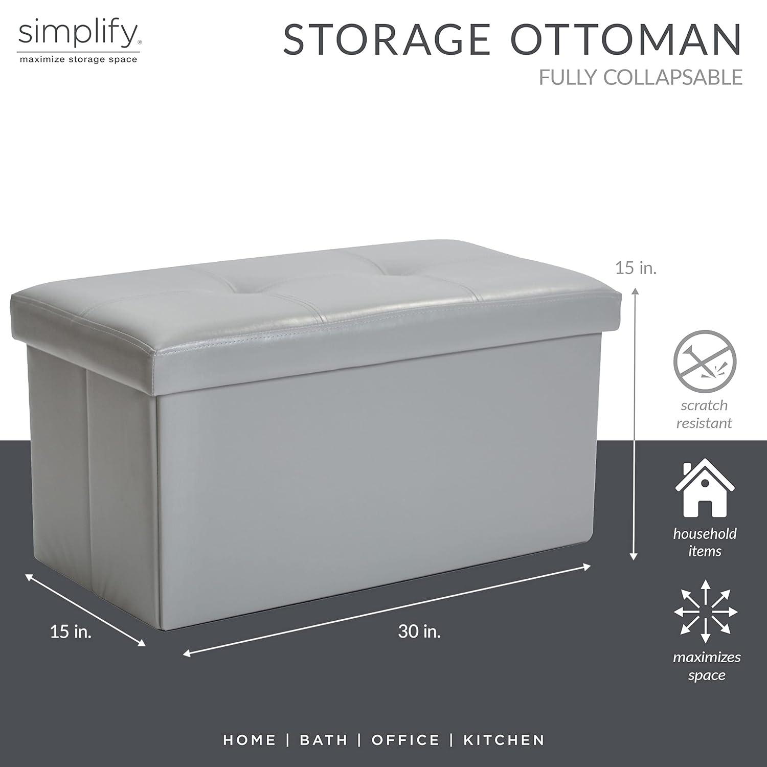 Simplify Besjana Upholstered Ottoman