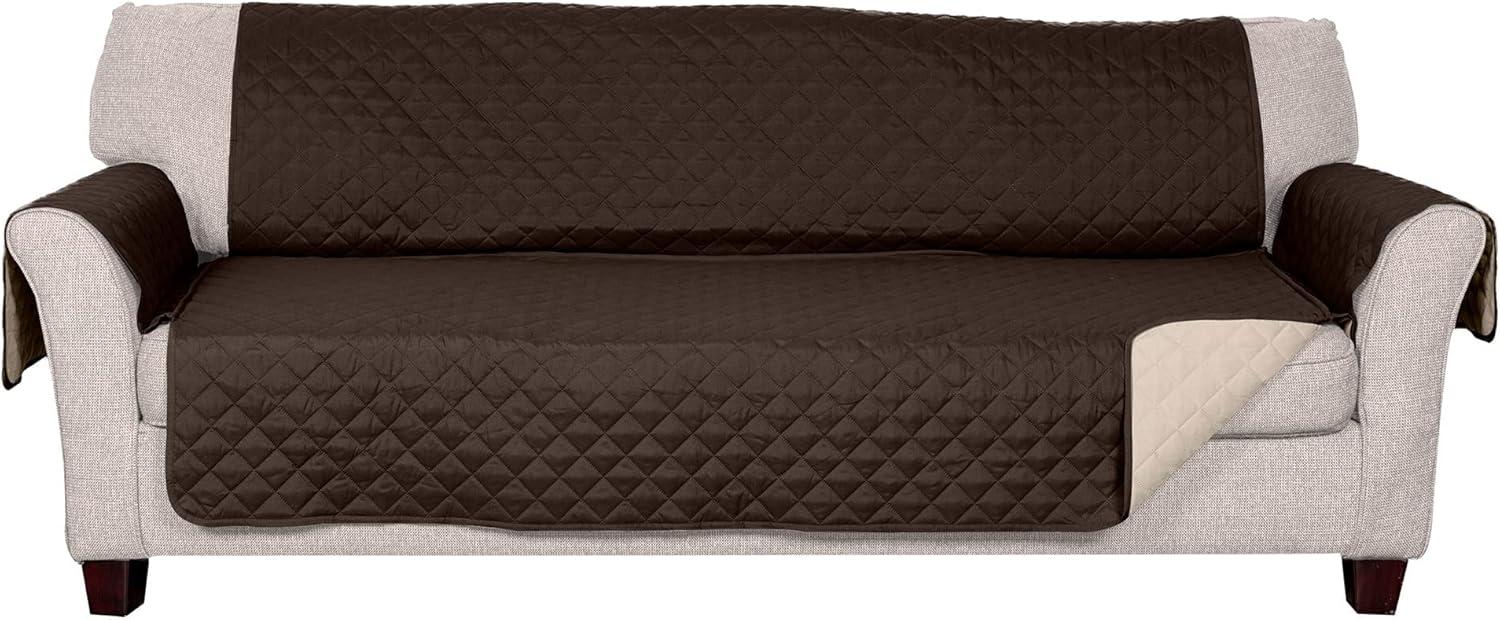 FurHaven Reversible Water-Resistant Small Sofa Loveseat Cover Furniture Protector