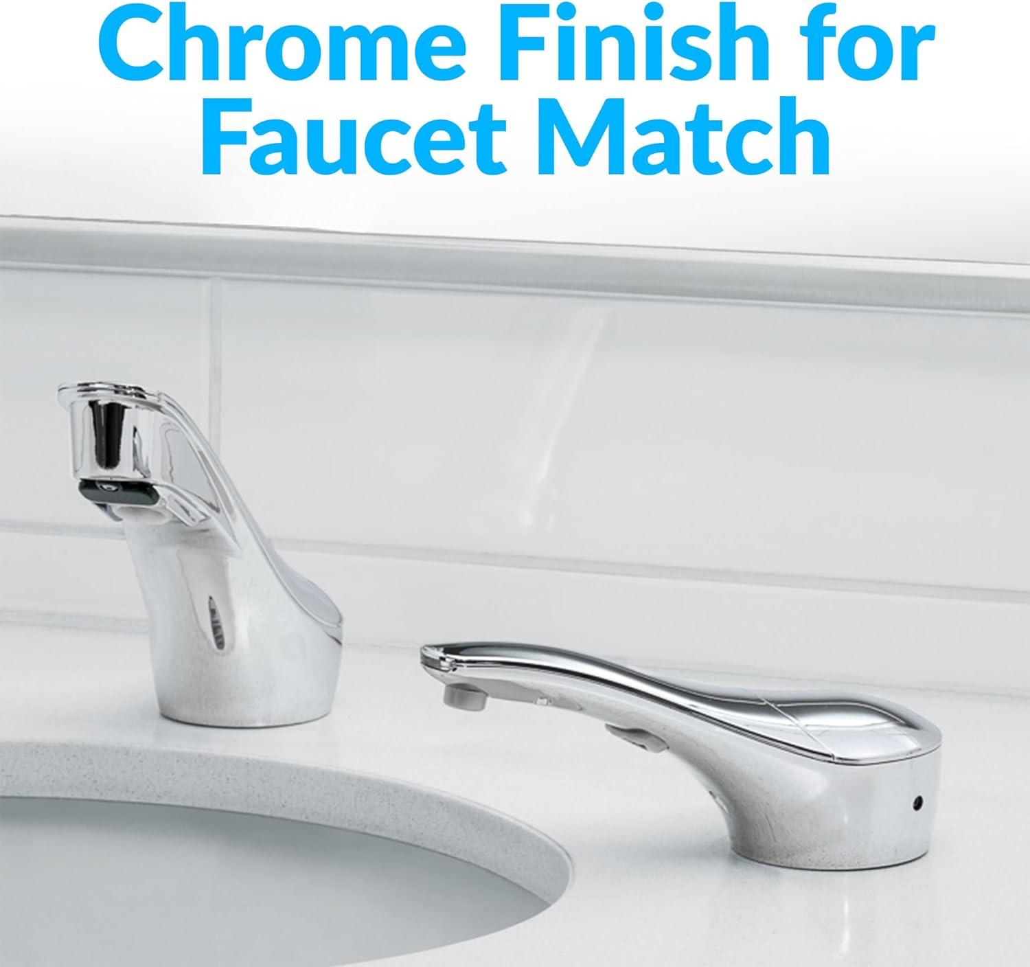 Chrome Automatic Touch-Free Liquid Soap Dispenser, 34 oz