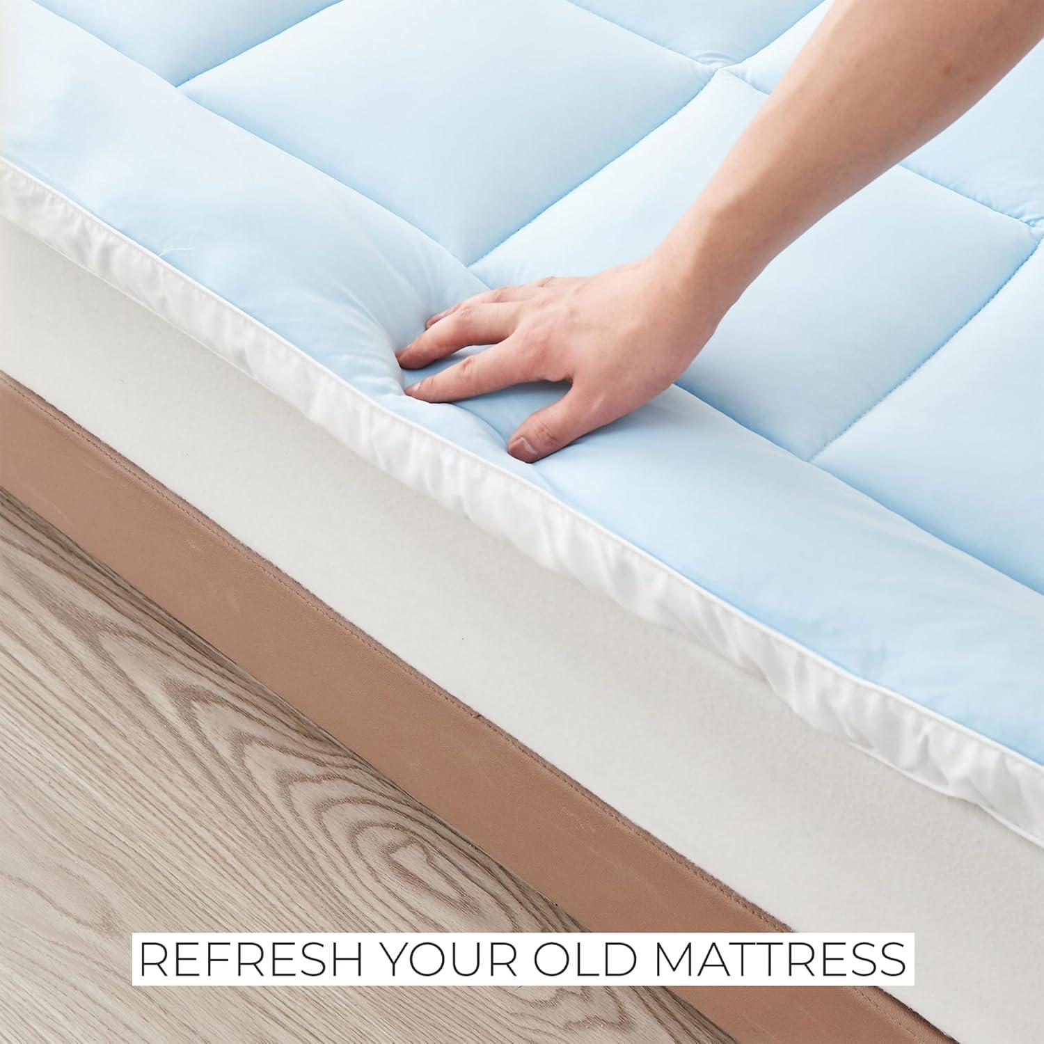 Cooling Ultra-Soft 2 Inch Thick Mattress Topper - Great Bay Home