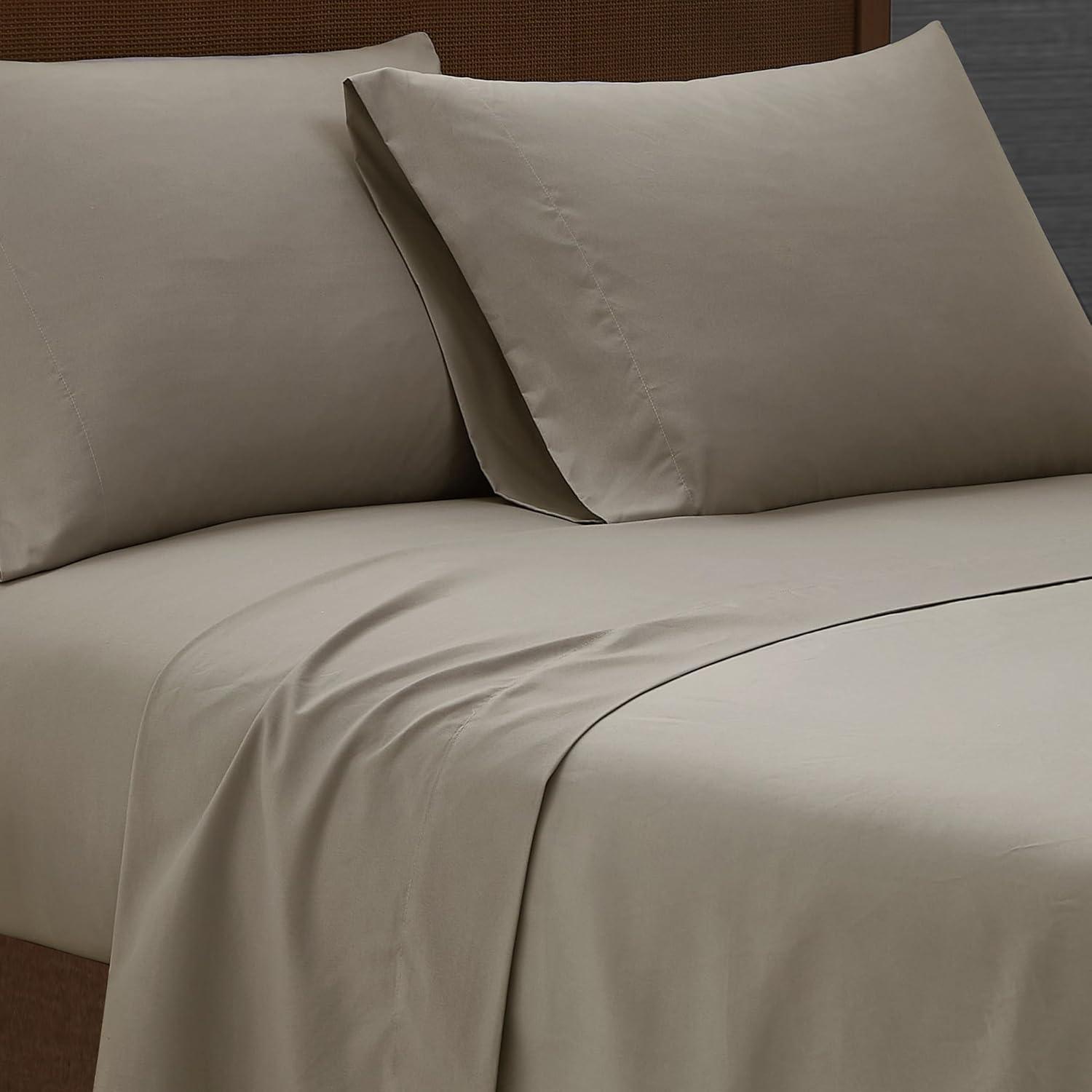 London Fog London Fog Garment Wash Solid Sheet Set