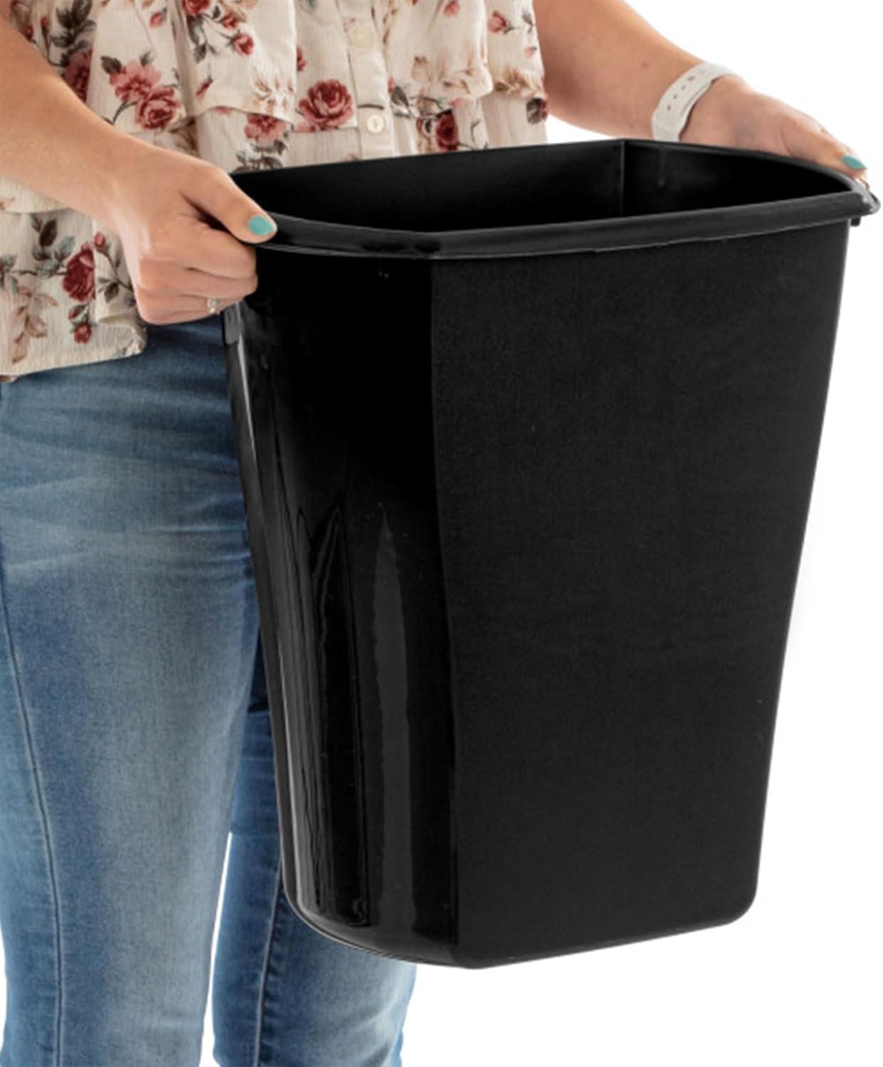 Sterilite Rectangular Wastebasket Open Top Trash Bin, 6 Pack | Wayfair