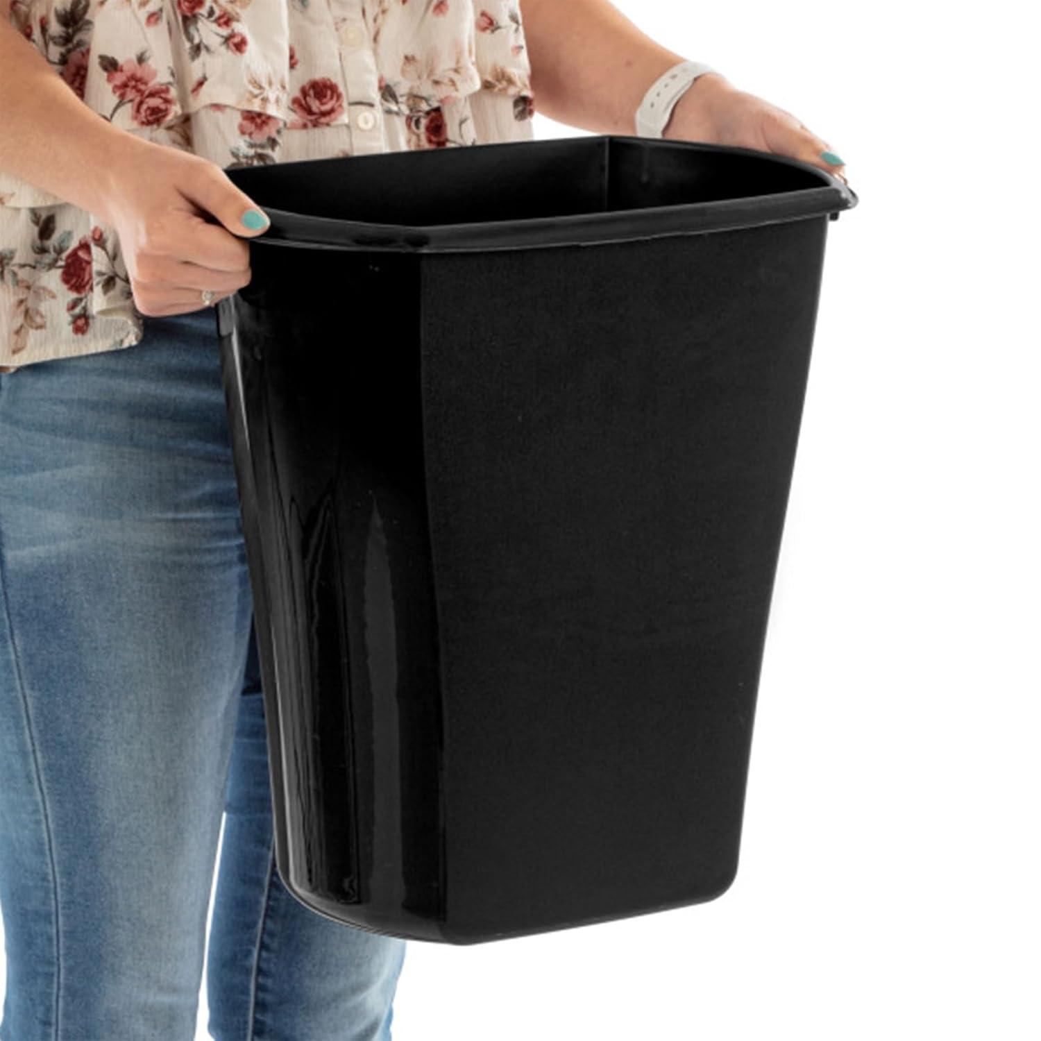 Sterilite Rectangular Wastebasket Open Top Trash Bin, 6 Pack | Wayfair