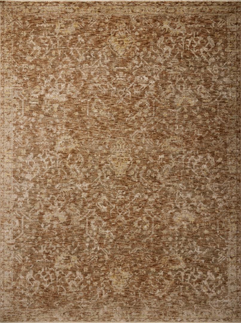Junie I Rug Magnolia Home by Joanna Gaines x Loloi - Clay and Natural / 2'7" x 10' Runner