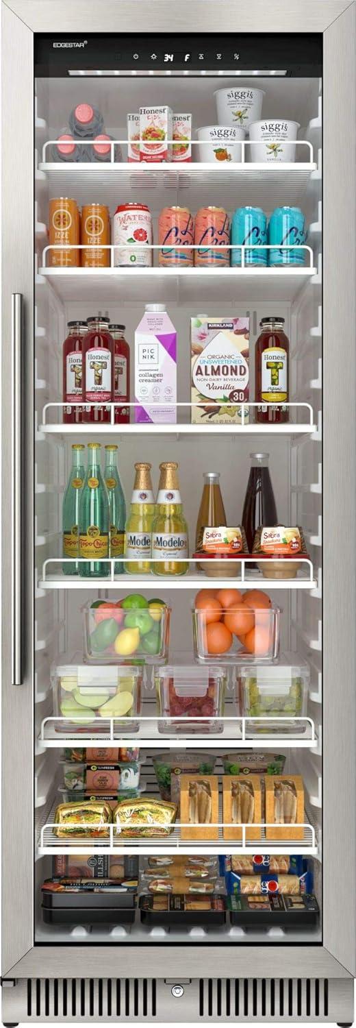 Edgestar Vbm131 24" Wide 13.7 Cu. Ft. Commercial Beverage Merchandiser - Stainless Steel