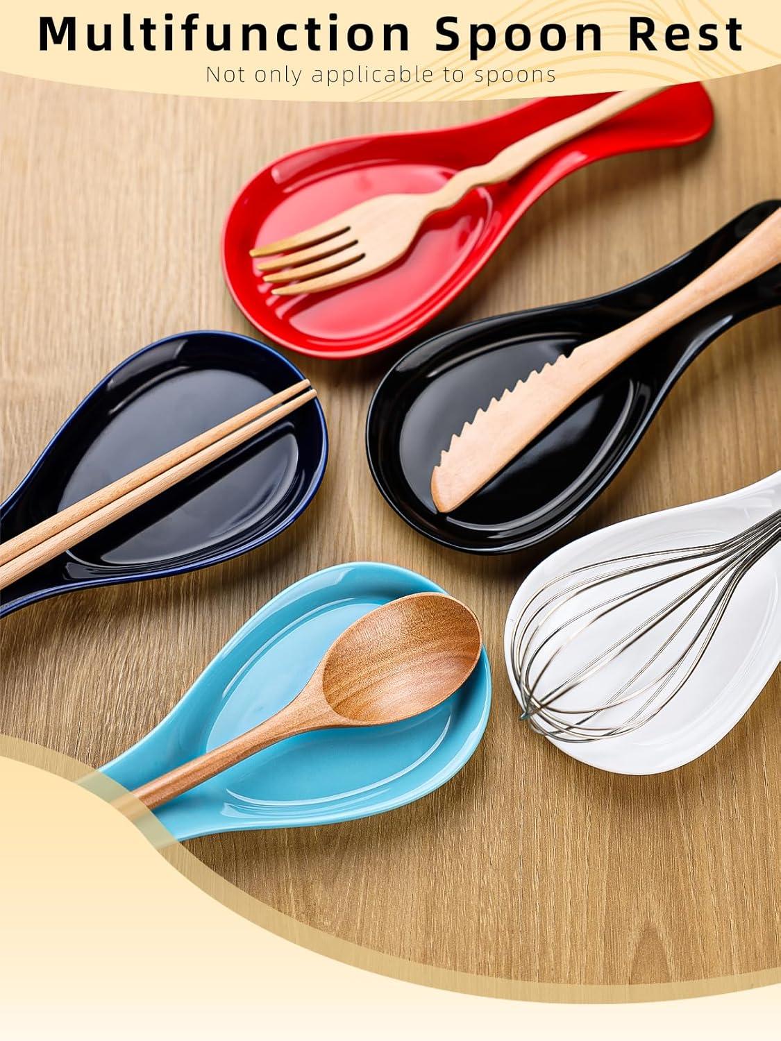 Red Barrel Studio® Newmont Ceramic / Porcelain Oval Spoon Rest