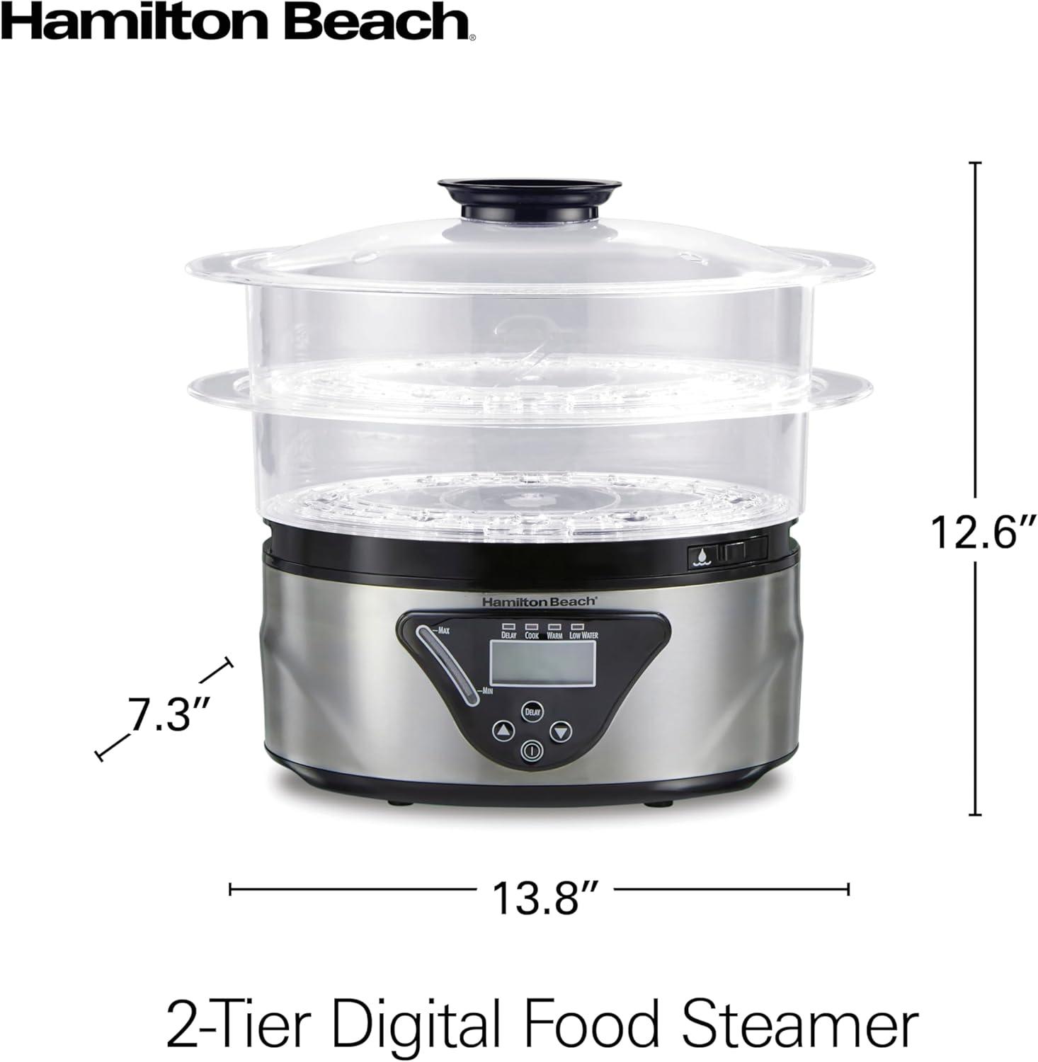 Hamilton Beach 5.5 Quart Digital Steamer