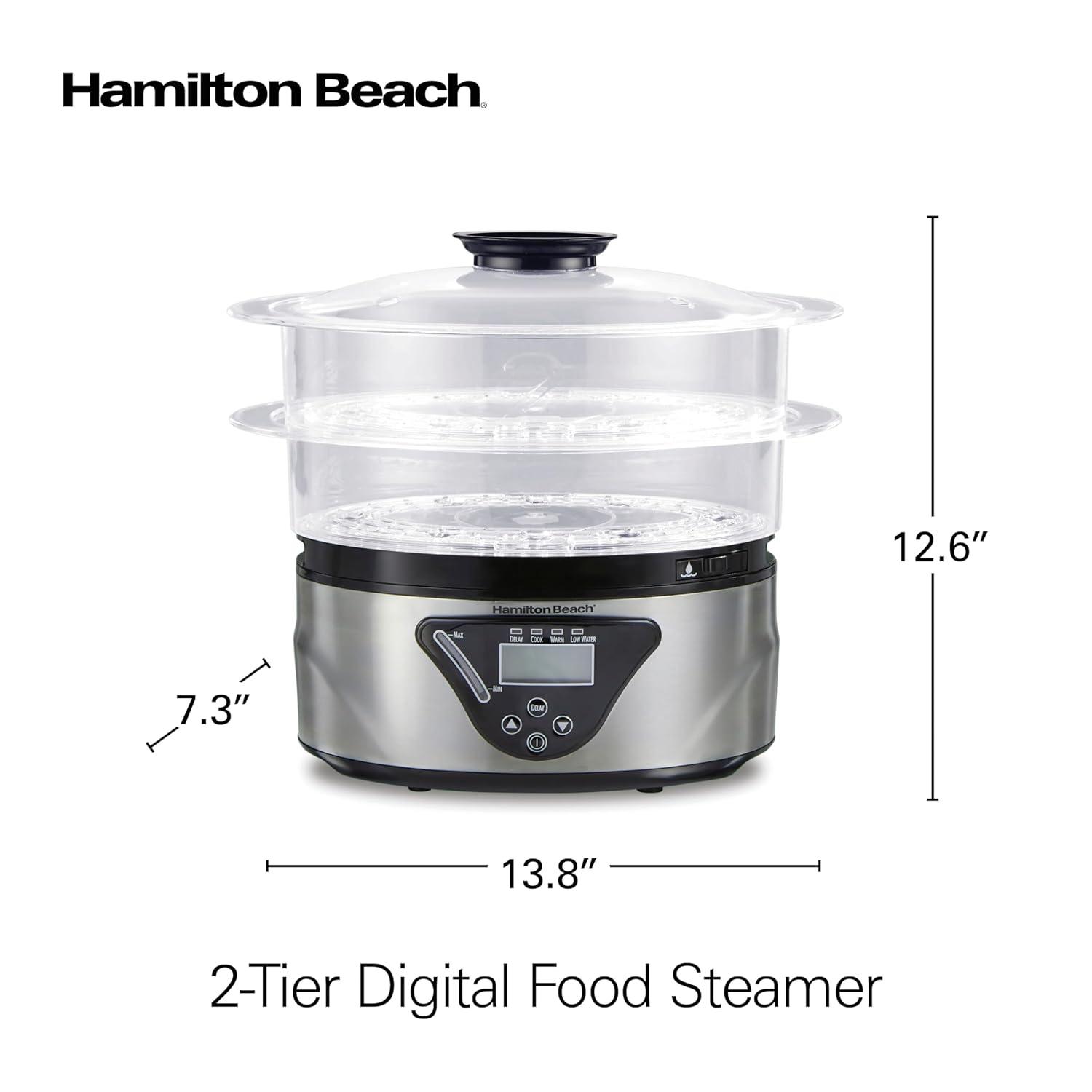 Hamilton Beach 5.5 Quart Digital Steamer