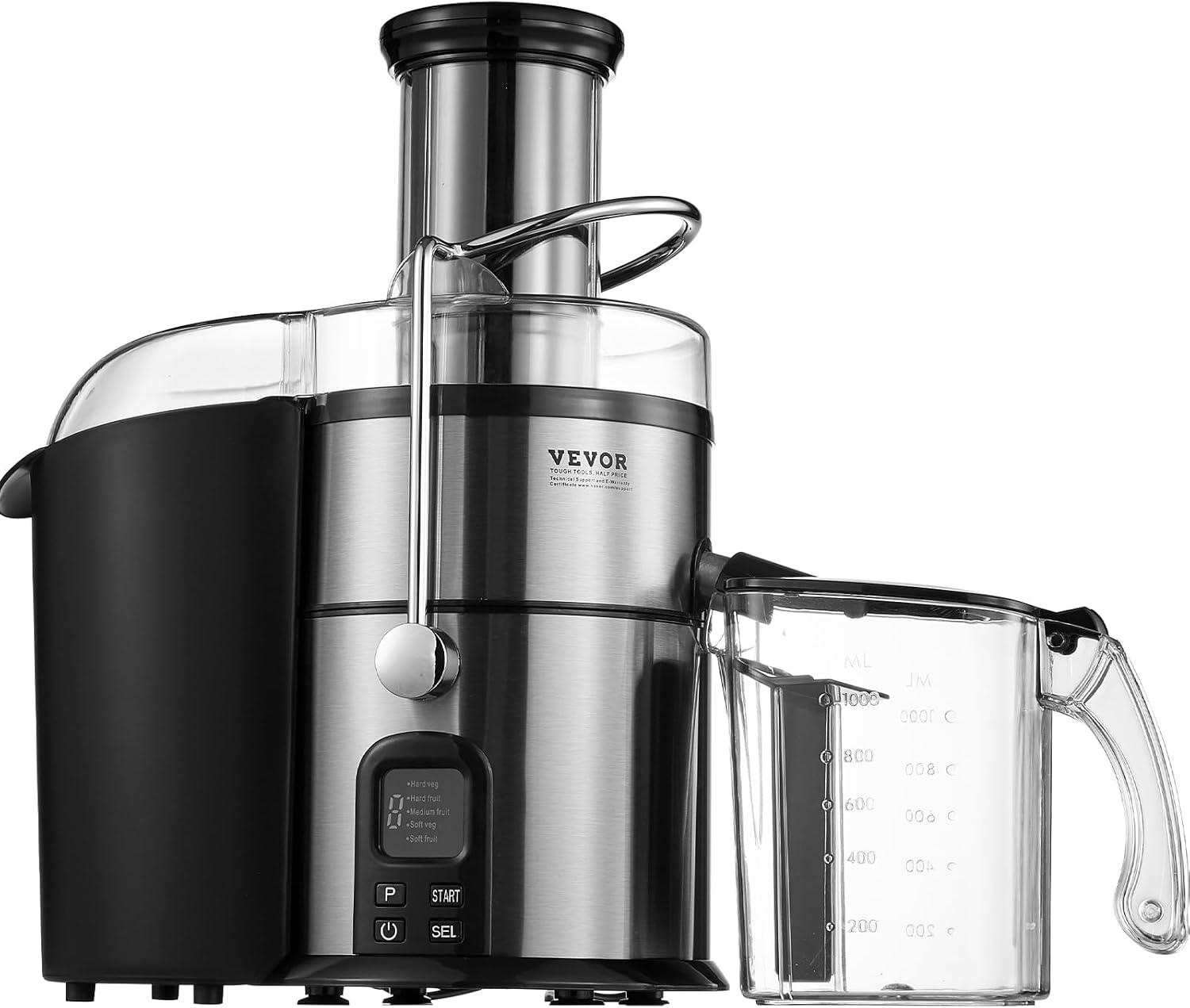 Vevor  850W Juicer Machine - Motor Centrifugal Juice Extractor - Easy Clean Centrifugal Juicers - Big Mouth Large 3 in. Feed Chute