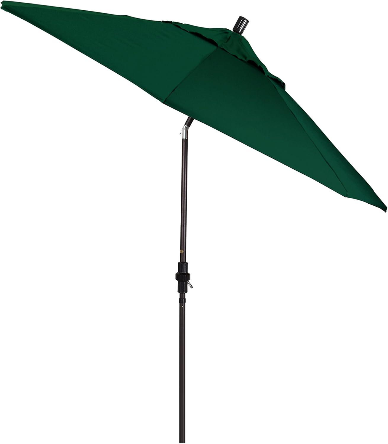 California Umbrella 9' Patio Umbrella in Forest Green