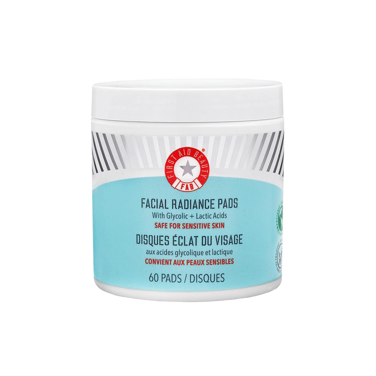 FIRST AID BEAUTY Gentle Exfoliating Facial Pads for Sensitive to Normal Skin - Fragrance-Free - 60ct - Ulta Beauty