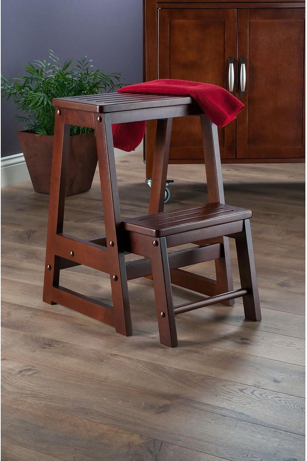 Calimesa 2 - Step Wood Lightweight Folding Step Stool