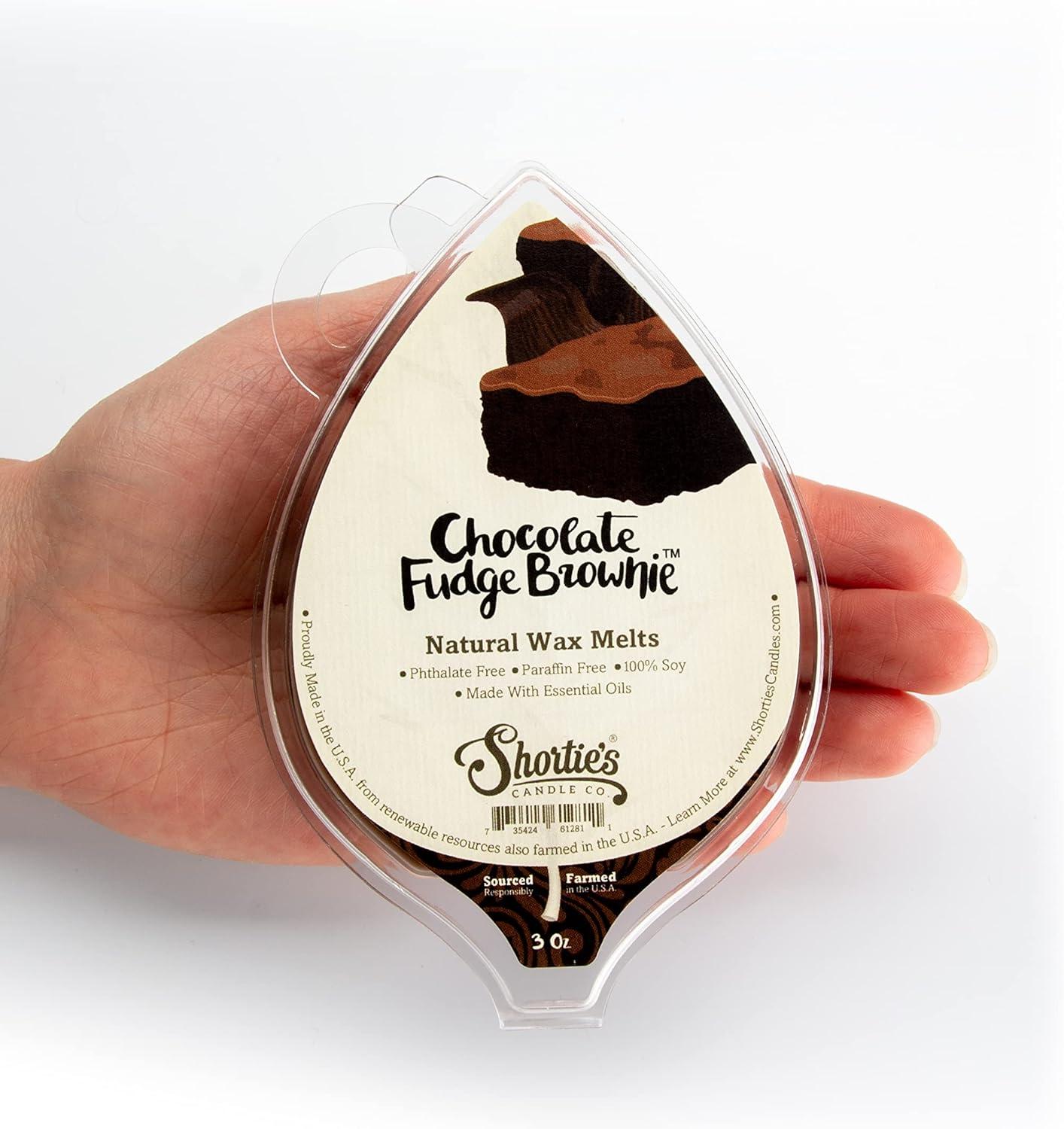 Chocolate Fudge Brownie Soy Wax Melts - All Natural + Essential Oils + Phthalate Free - Shortie