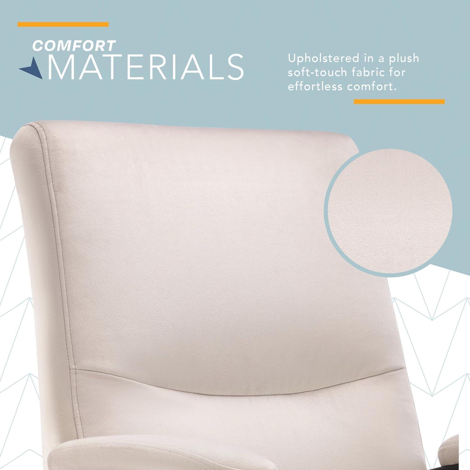 CLICK365 Click365 Classic Comfort Executive Office Chair, Ergonomic Mid-Back, Double-Layer Seat Cushion