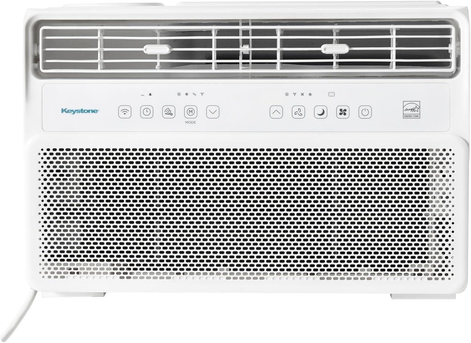 Keystone 12000 BTU Wi-Fi Connected Window Air Conditioner with Remote Included