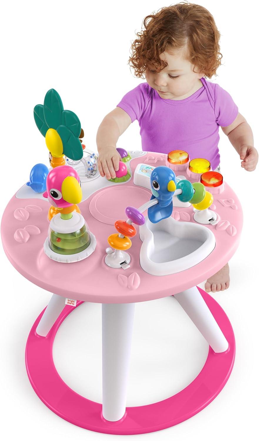 Bright Starts Around We Go 2-in-1 Activity Centre - Tropic Coral