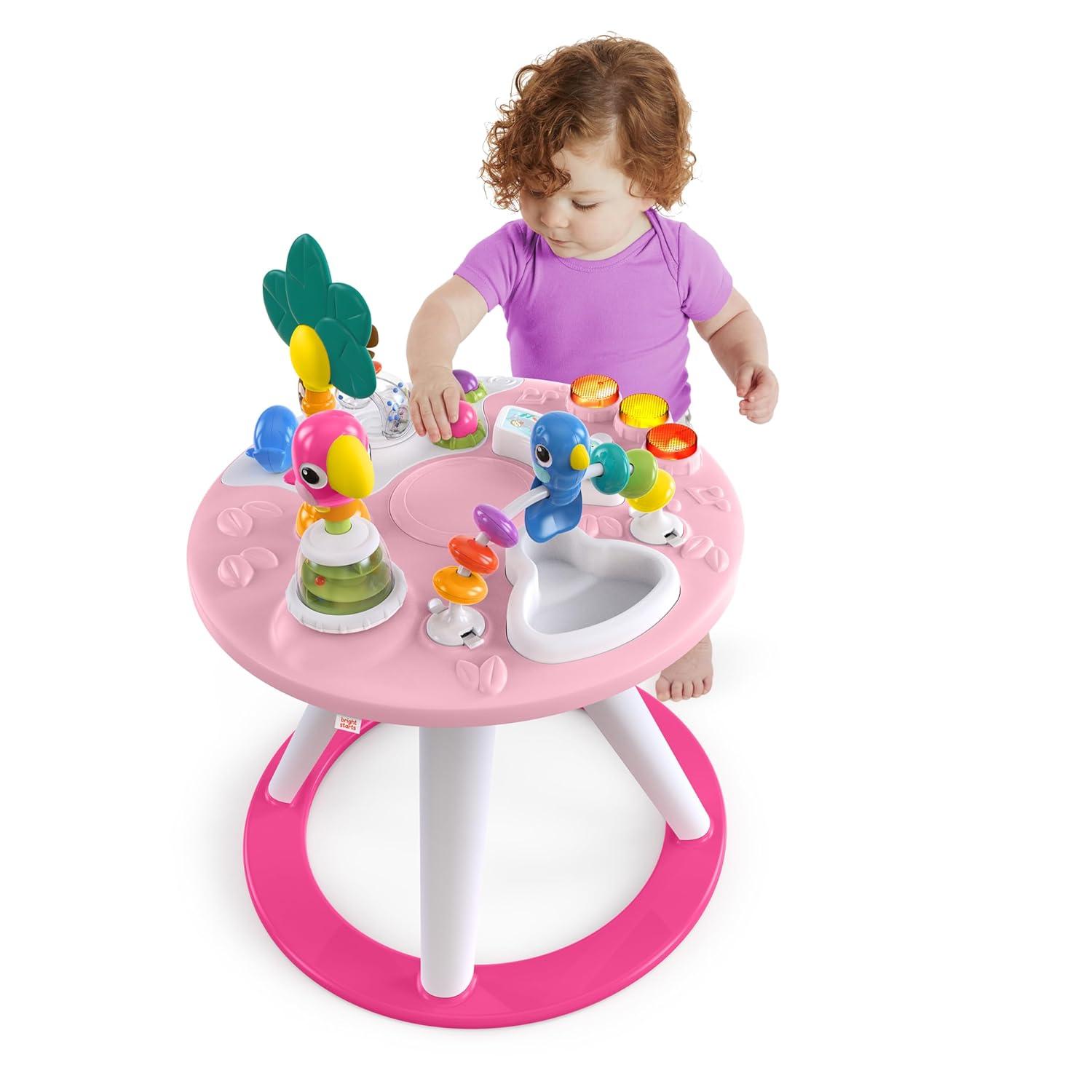 Bright Starts Around We Go 2-in-1 Activity Centre - Tropic Coral