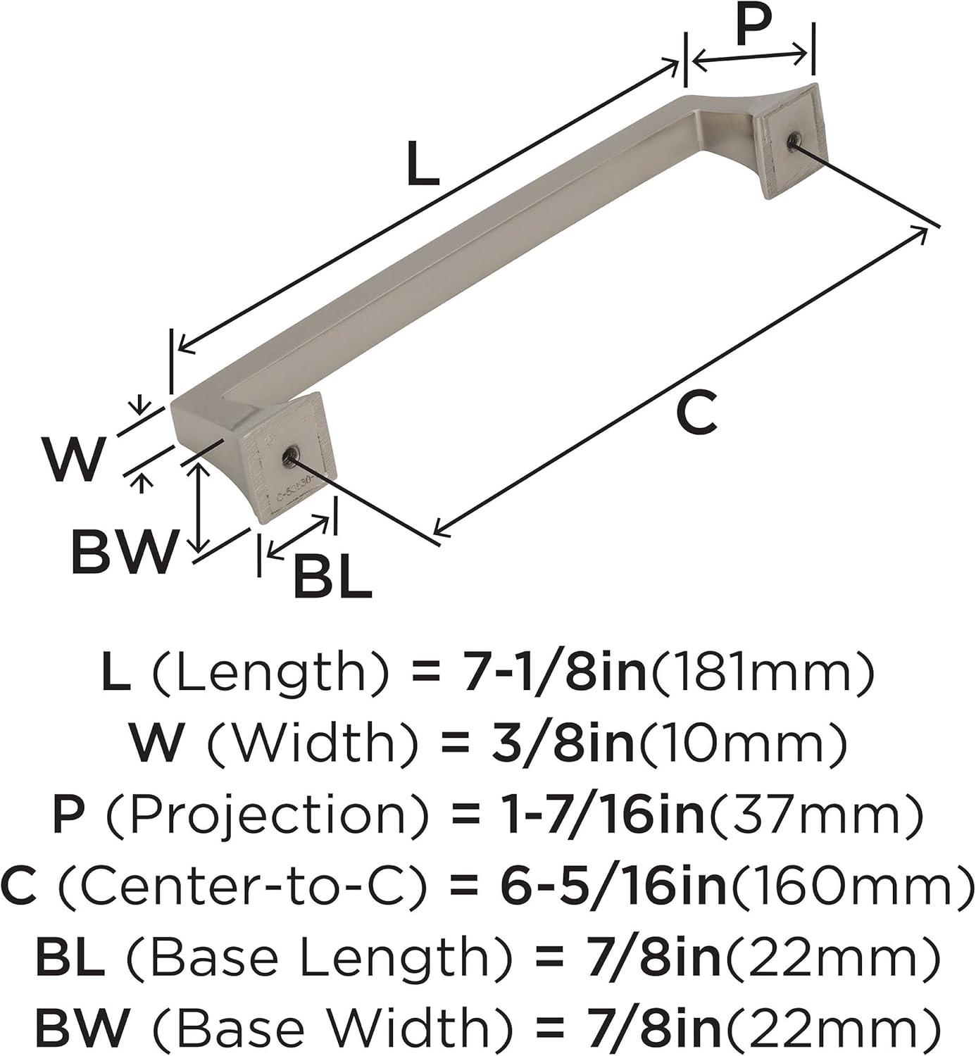 Mulholland 6 5/16" Center to Center Bar Pull