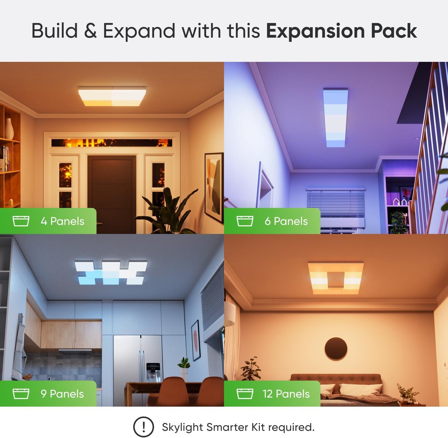 Nanoleaf White Modular LED Ceiling Light Expansion Pack