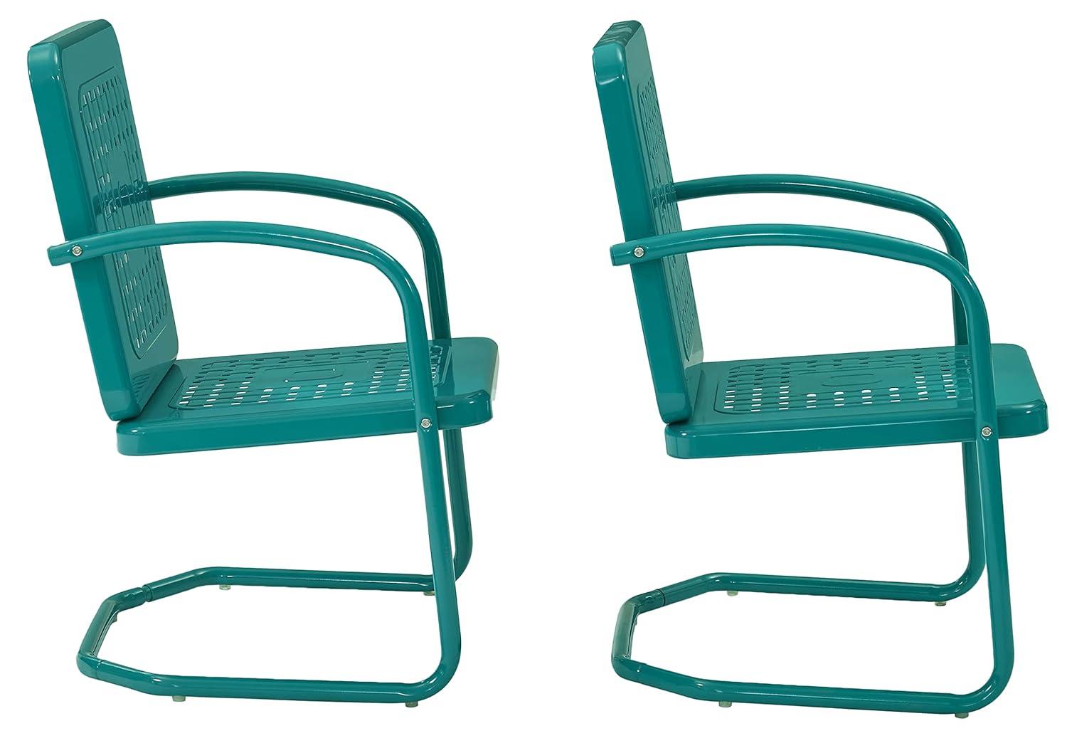 Kutcher Powder Coated Steel Outdoor Lounge Chair