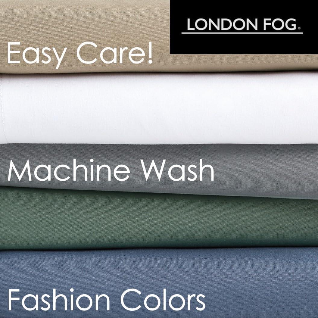 London Fog London Fog Garment Wash Solid Quilt Set