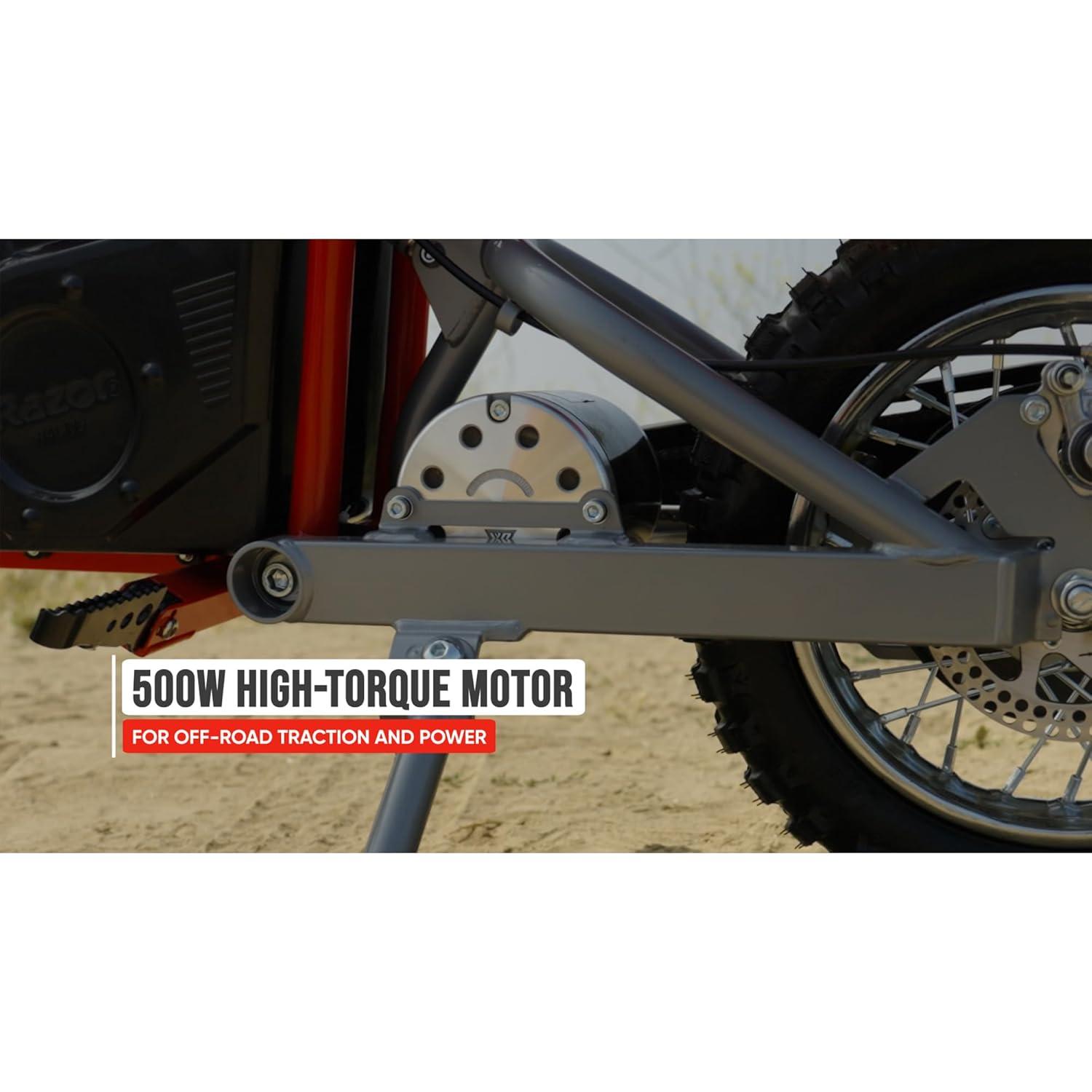 Razor Boy's 16" Dirt Rocket MX500 High Performance Electric Motocross Bike