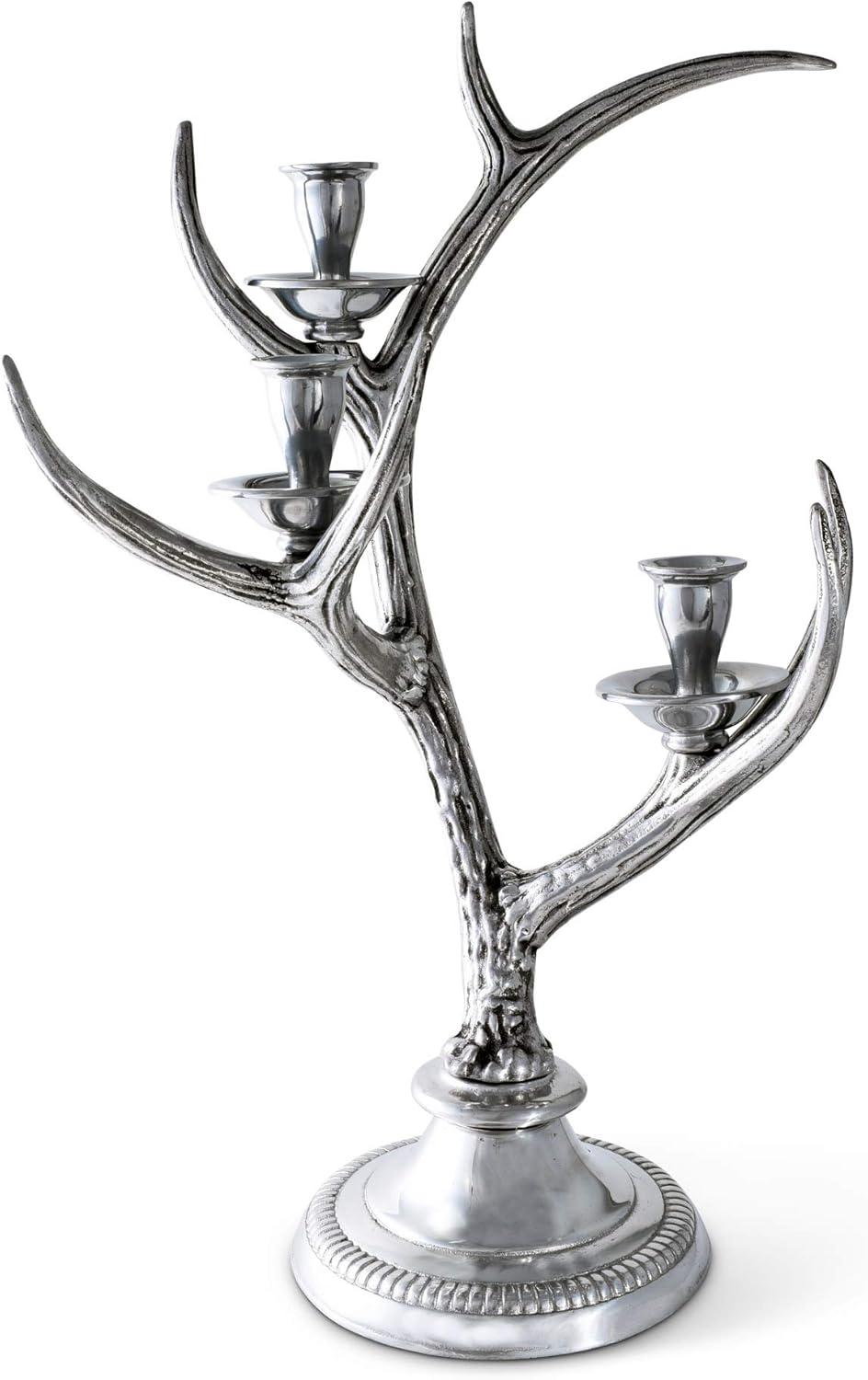 Antler 17.50'' H Metal Tabletop Candelabra