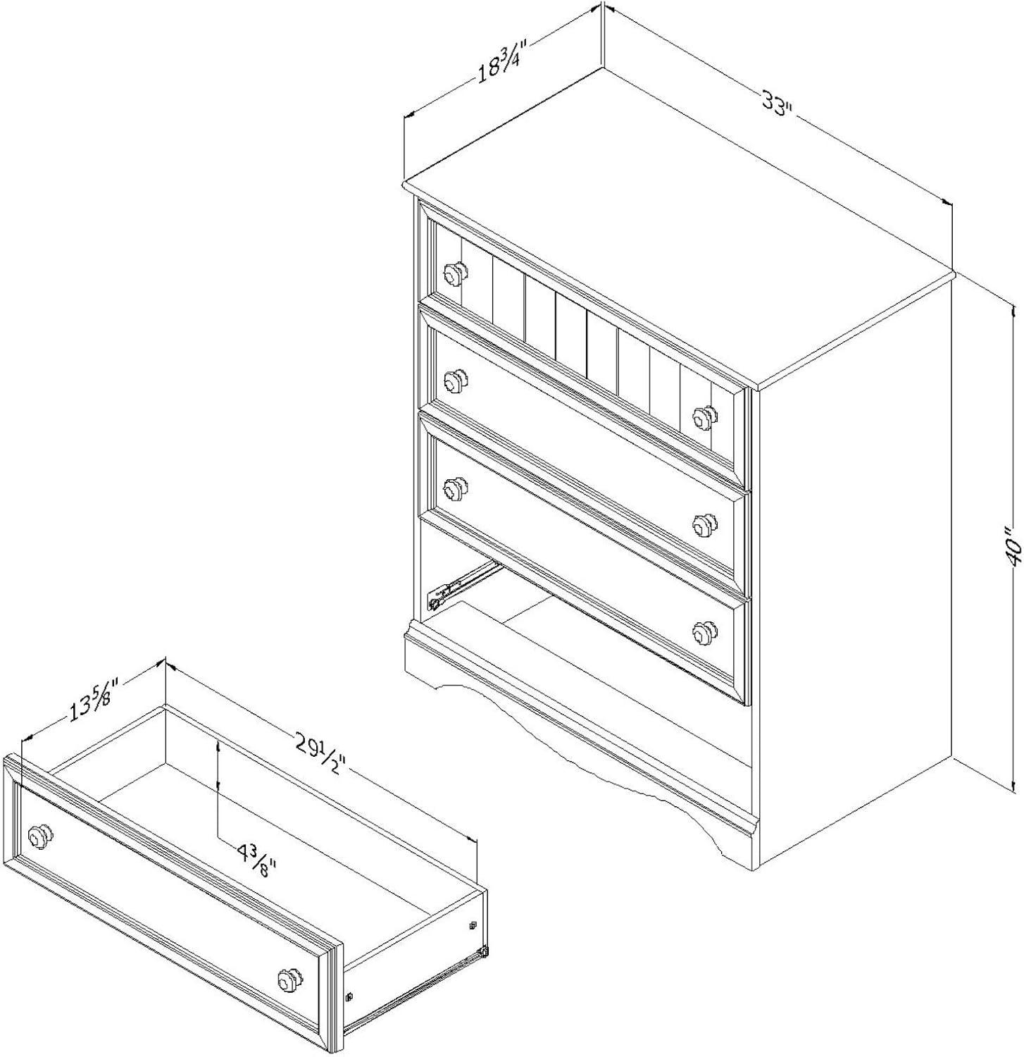 Savannah Kids 4 - Drawer Chest