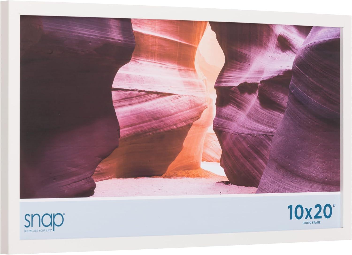 SNAP 10"x20" Basic Photo Frame White