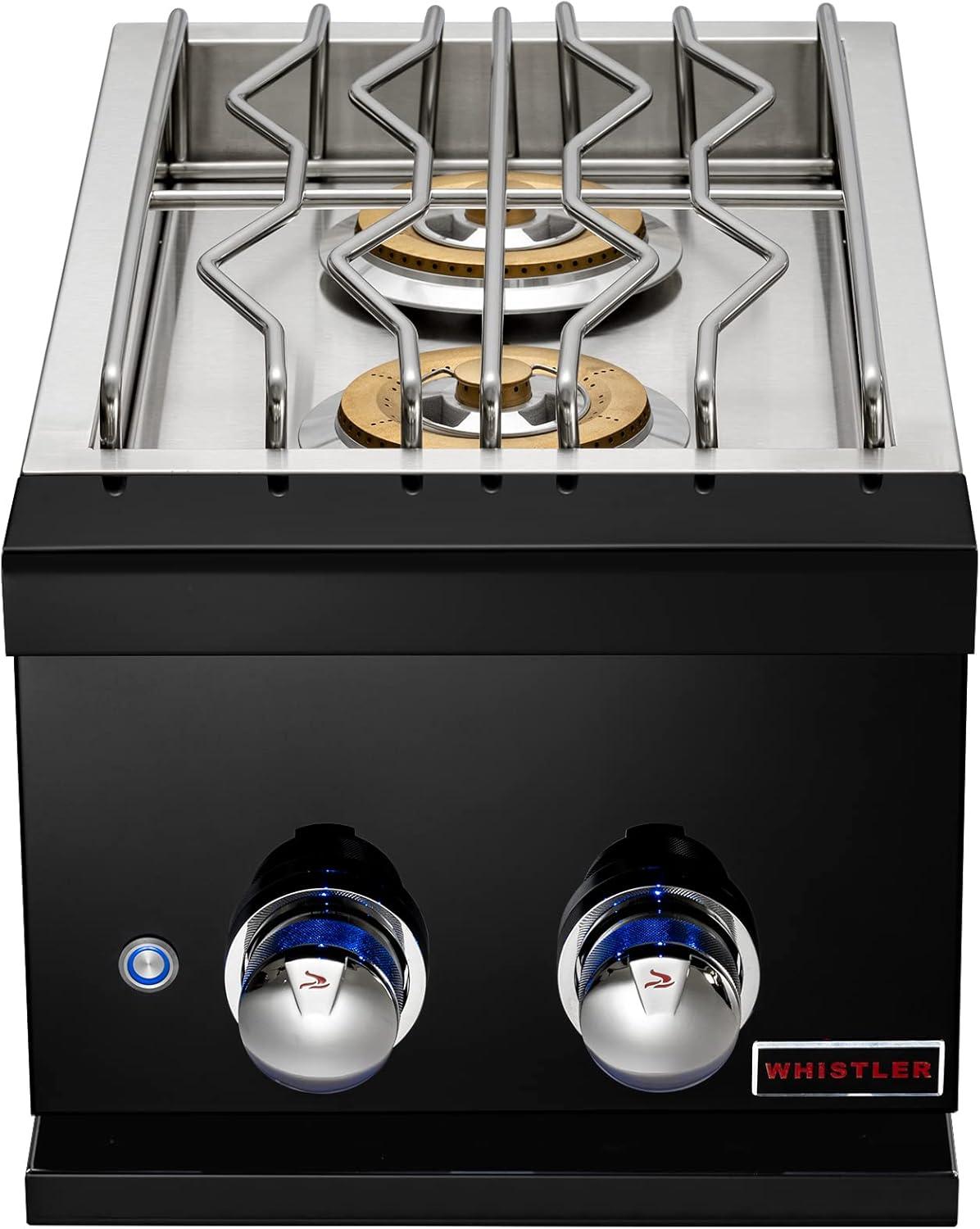 Whistler Prime Double Side Burner for Ourdoor BBQ Grill,24000BTU